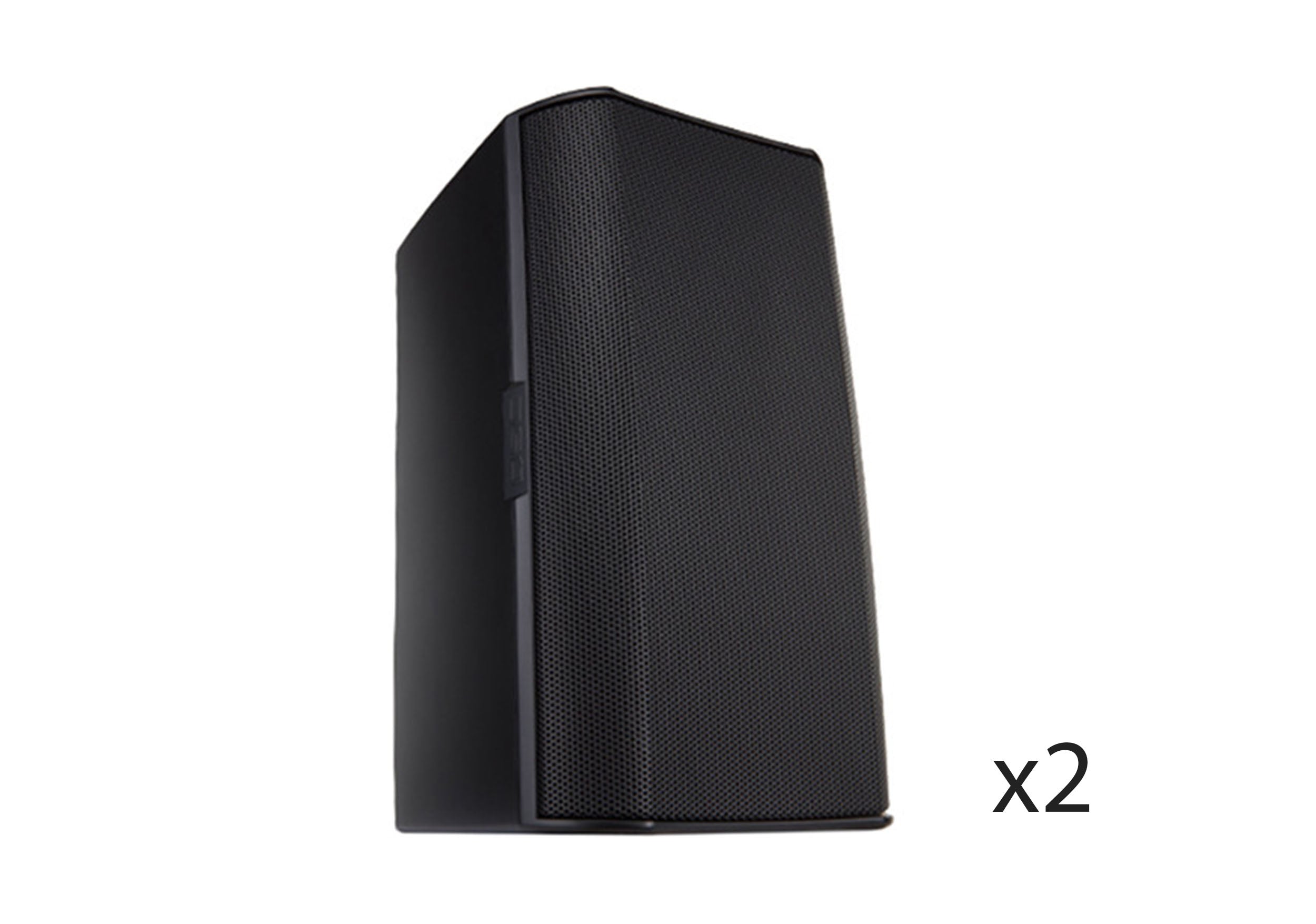 QSC AD-S6-BK 6.5" Two-Way Surface Mount IP54 Passive Speakers - Pair by QSC