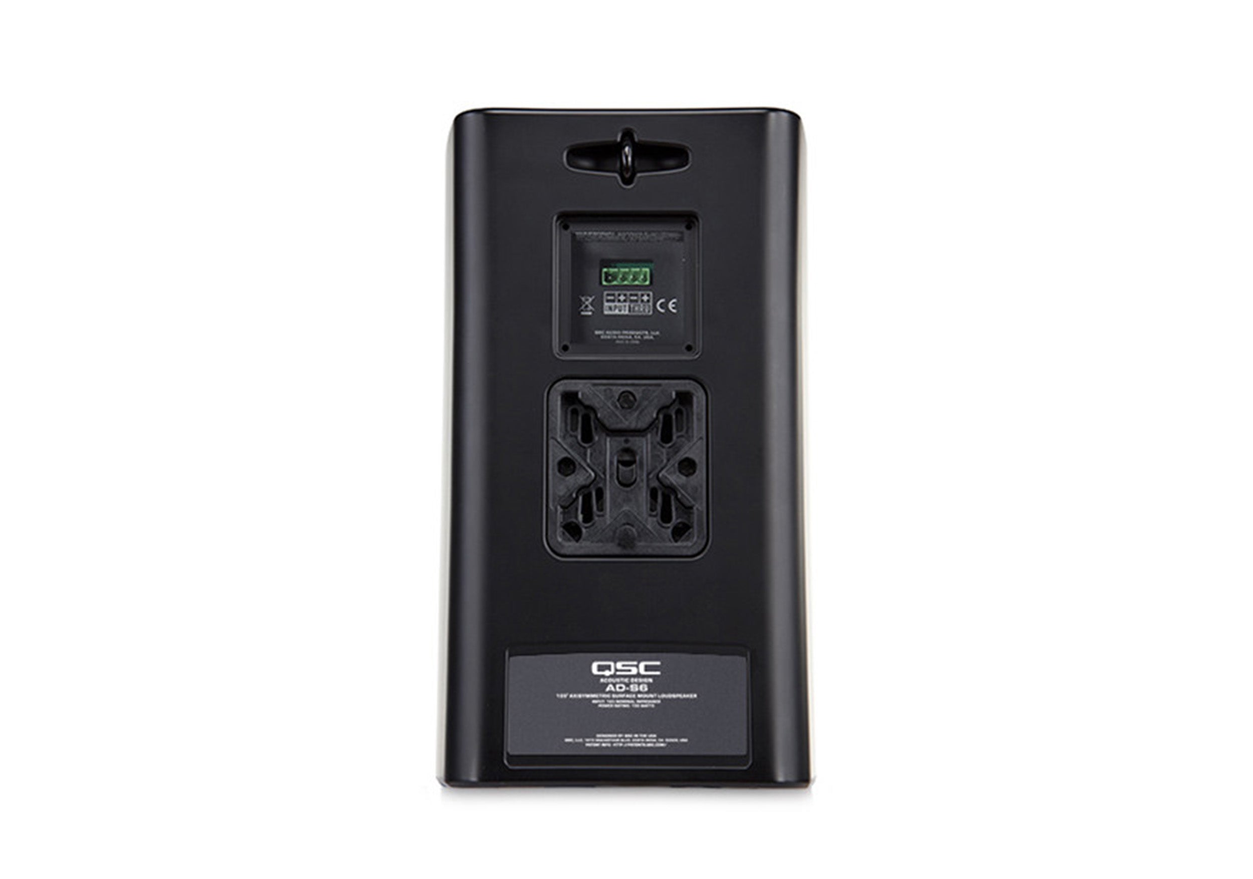 QSC AD-S6-BK 6.5" Two-Way Surface Mount IP54 Passive Speakers - Pair by QSC