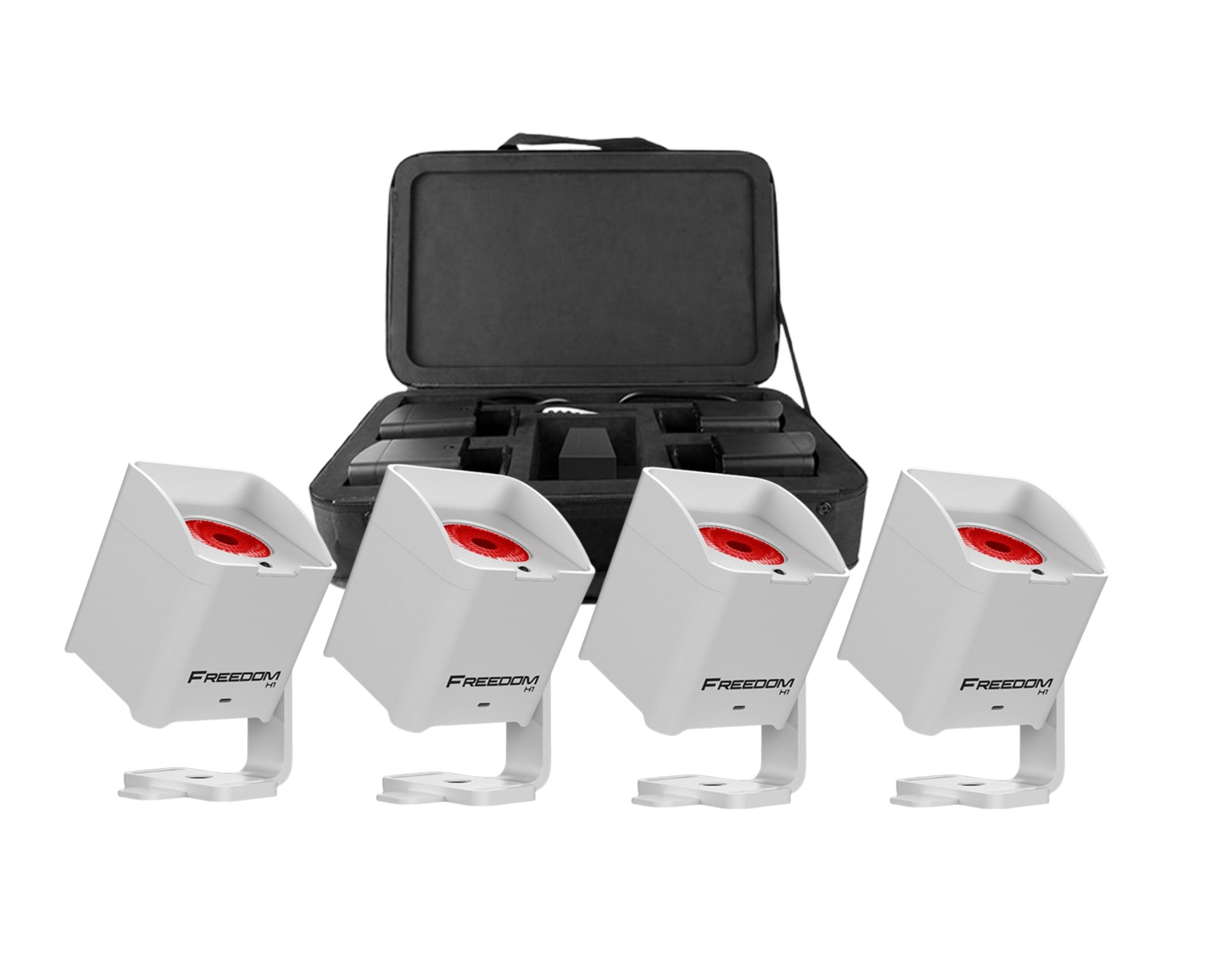 Chauvet DJ FREEDOMH1X4WHT, Hex-Color LED Wash Light Uplight System - 4 Pack White by Chauvet DJ