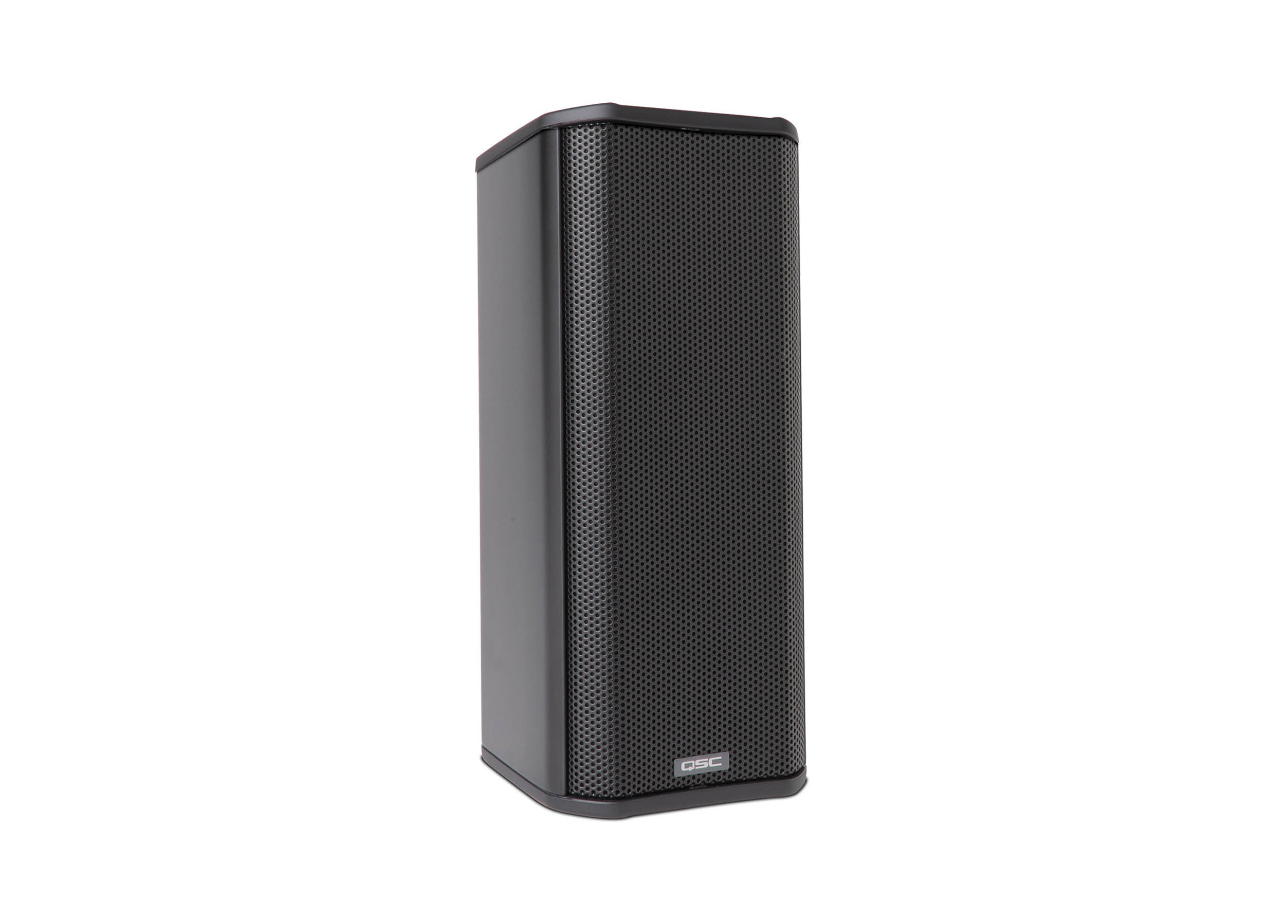 QSC AD-S402T-BK Columnar Surface-Mount Loudspeaker - Black by QSC
