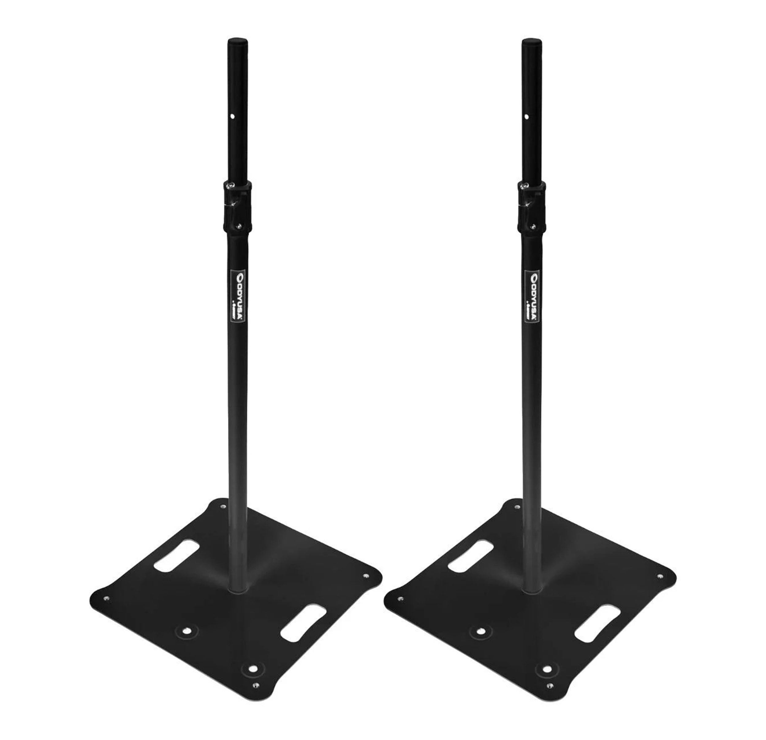 Odyssey LSBP96BLK, Square Base Speaker Stands Black 96-Inch - Pair by Odyssey