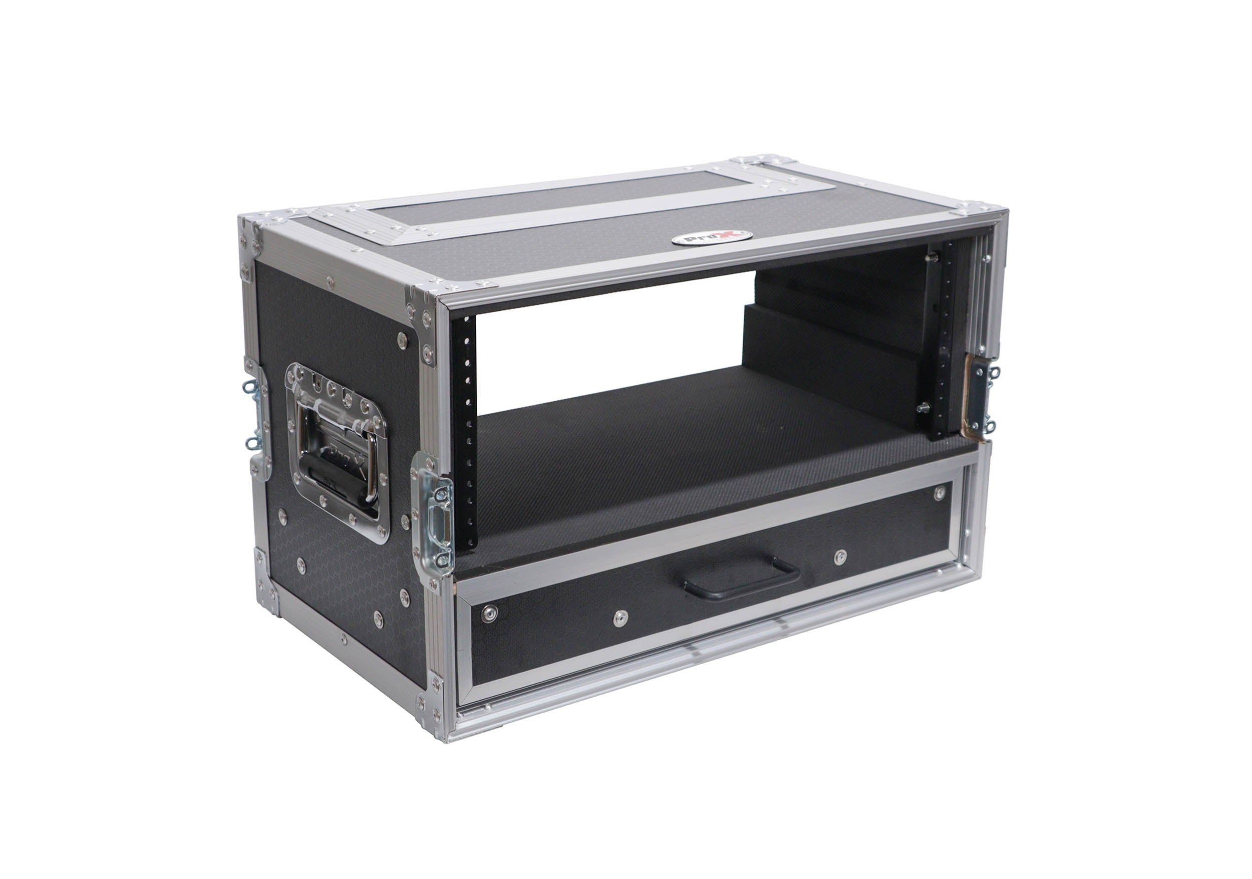 ProX XS-WM4U2DRMK2 12” DJ Flight Rack Case, Deep 4U With 2U Drawer by ProX Cases
