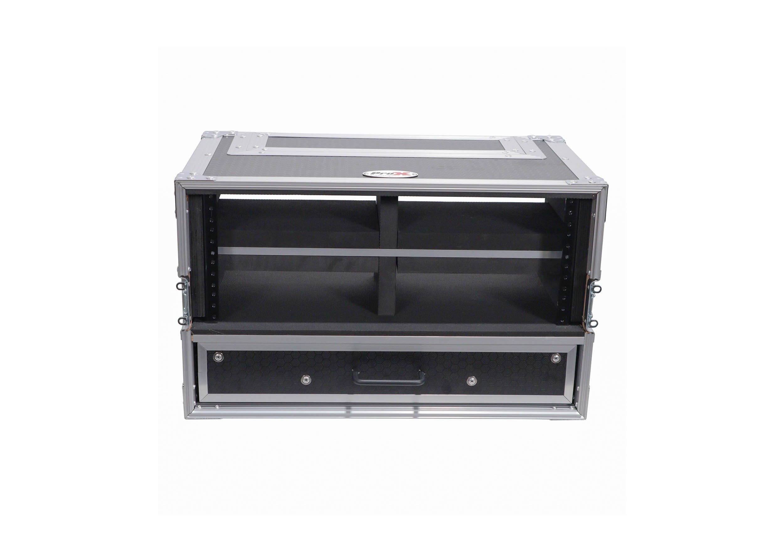 ProX XS-WM4U2DRMK2 12” DJ Flight Rack Case, Deep 4U With 2U Drawer by ProX Cases