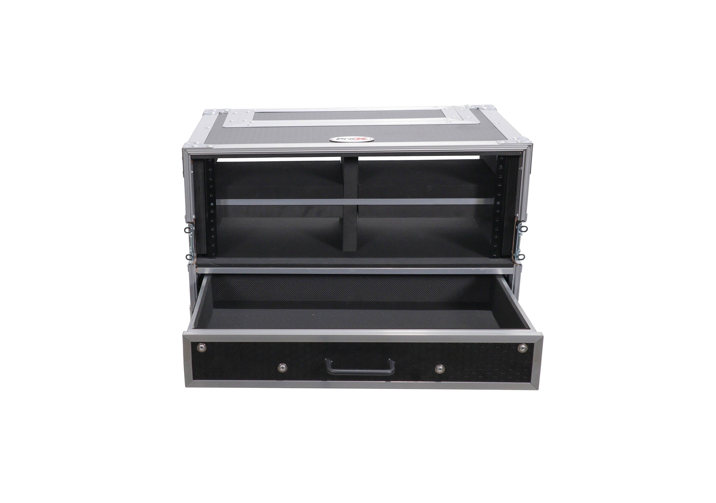 ProX XS-WM4U2DRMK2 12” DJ Flight Rack Case, Deep 4U With 2U Drawer by ProX Cases