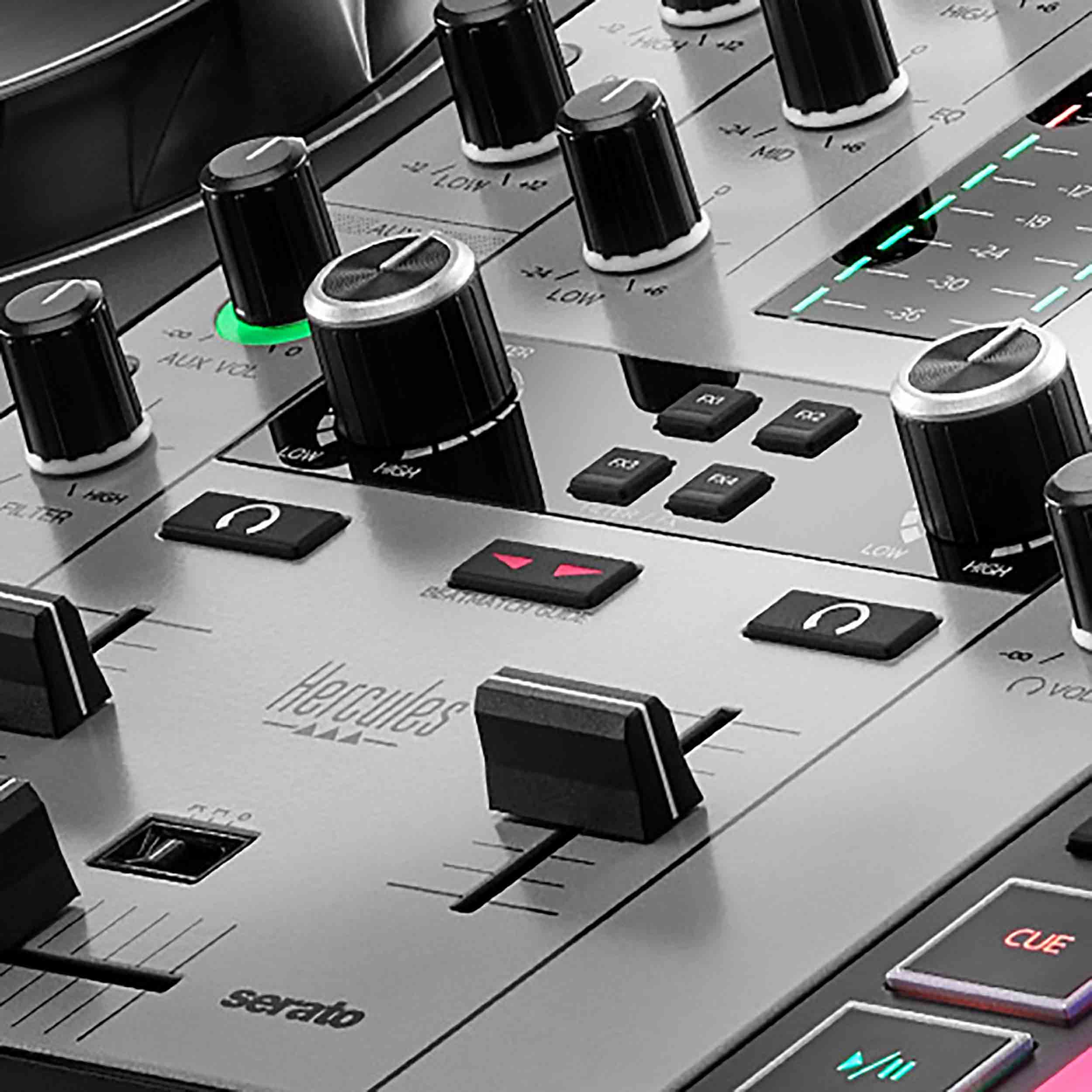 Hercules Inpulse 500 DJ Control with DJUCED Pro License and Serato DJ Lite - Silver by Hercules