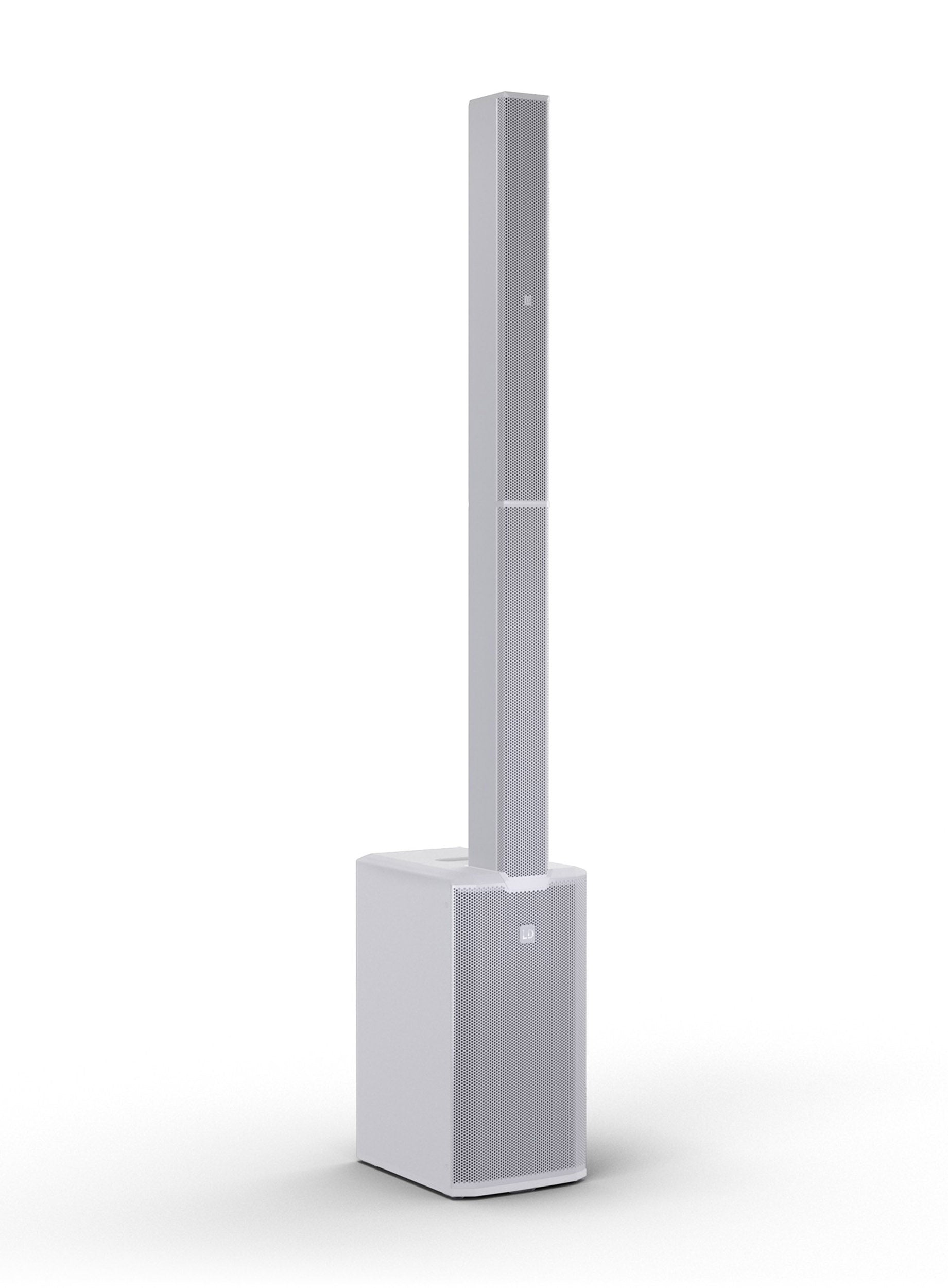 B-Stock: LD System MAUI 11 G3 MIX White, Portable Cardioid Column PA System with Digital Mixer by LD Systems