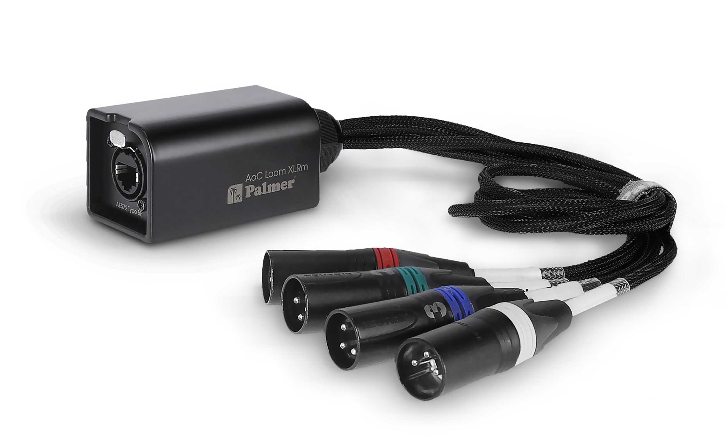 B-Stock: Palmer AoC Loom XLRm, Audio Over Cat Loom from Ethercon to 4 X XLR Male by Palmer