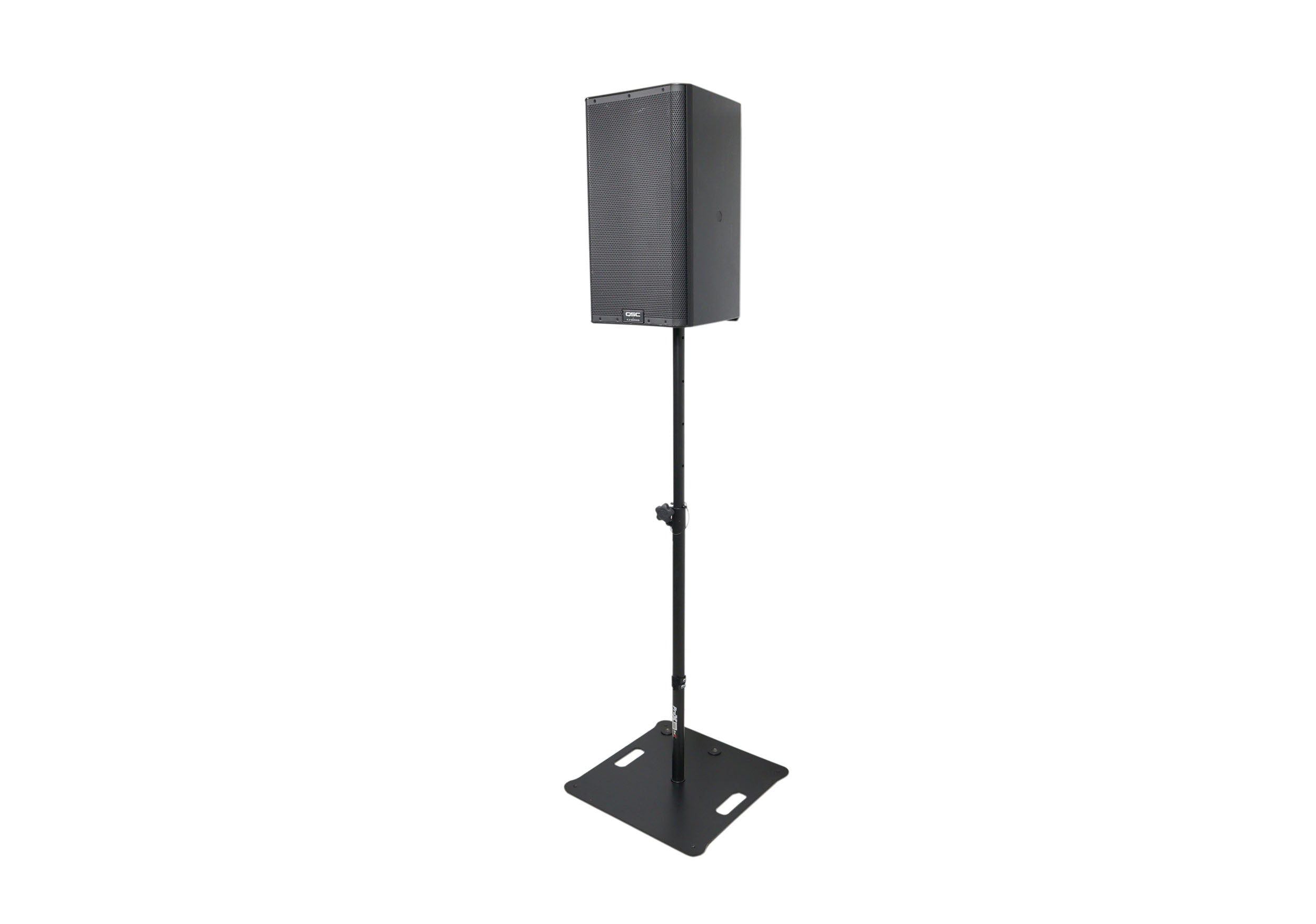 ProX X-POLARIS BL X2 POLARIS Portable Speaker and Lighting Pair Stand Kit with Square Base Plate, Adjustable Pole, Carry Bags - Black Finish by ProX Cases