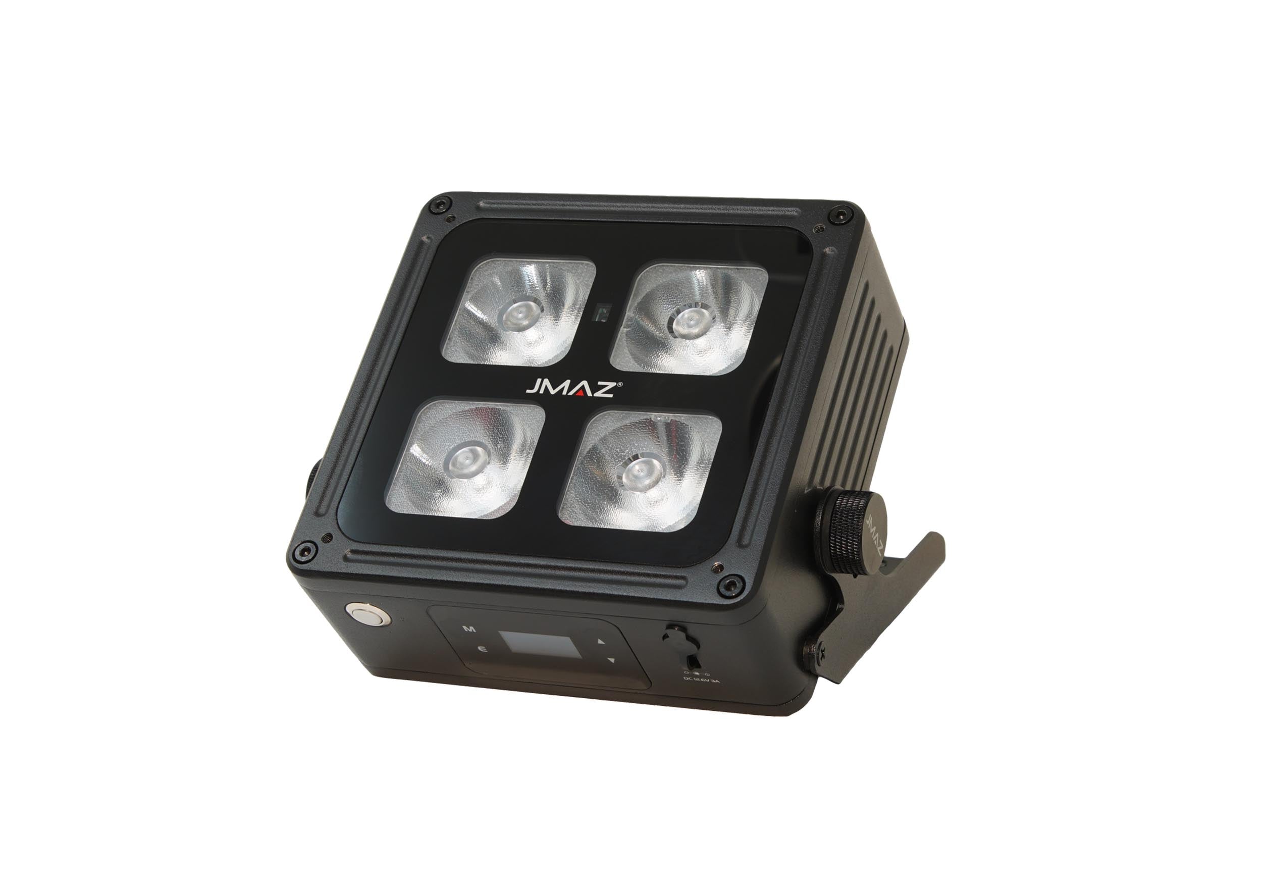 JMAZ MAD PAR 4IP 6PK, 4 x 12W RGBWA+UV Battery Powered Outdoor Uplight Kit by JMAZ