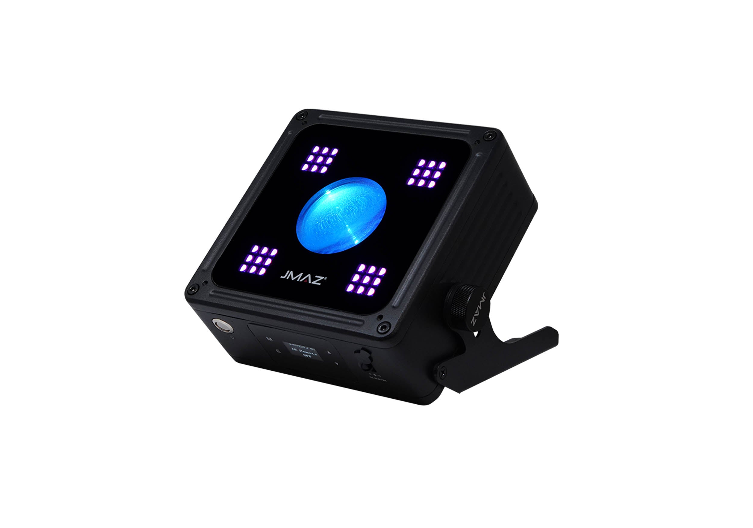 JMAZ MAD PAR RUBIX 20-Watt RGBA 18 Watt RGB+WW SMD LED Battery Powered Outdoor Uplight by JMAZ