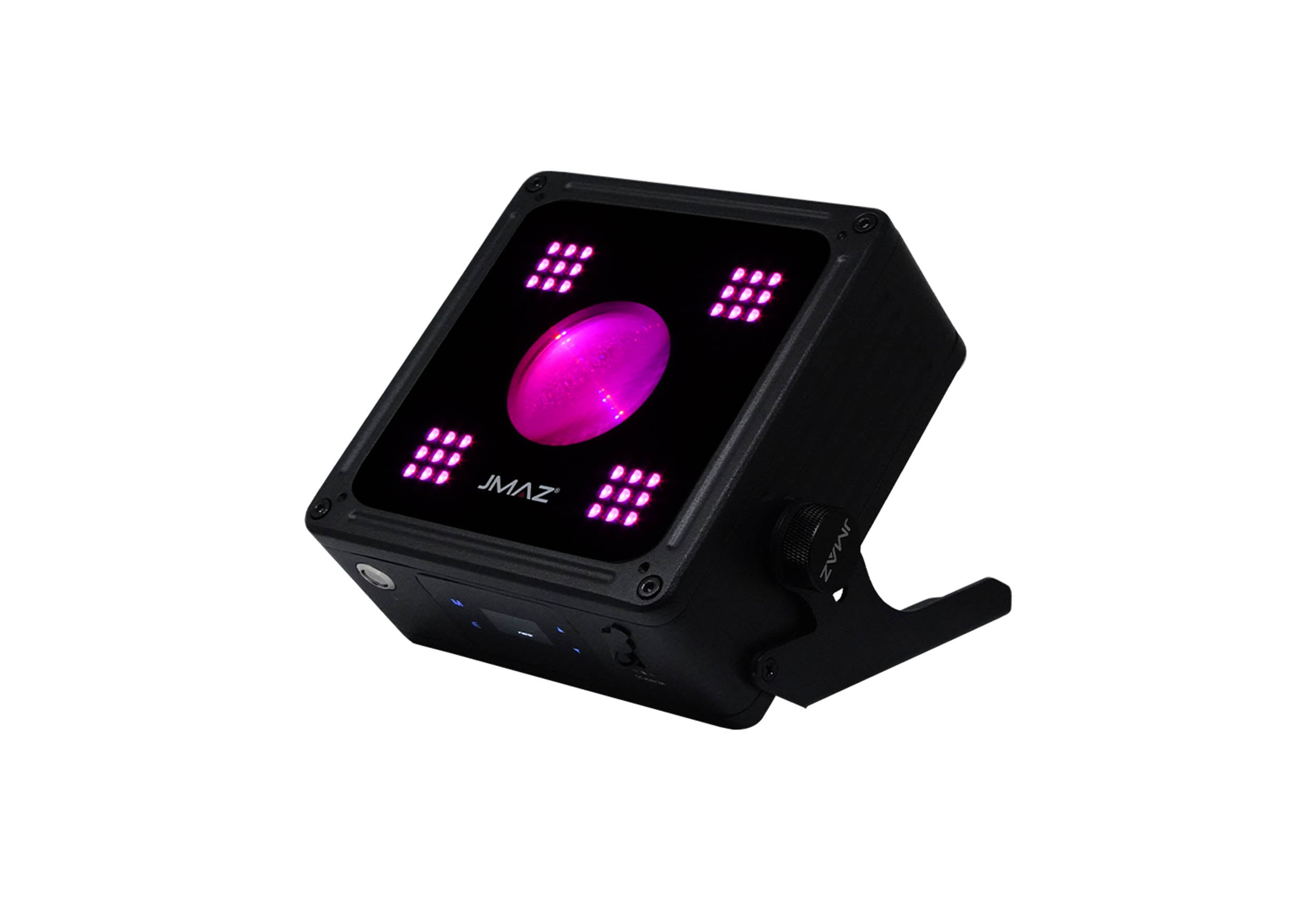 JMAZ MAD PAR RUBIX 20-Watt RGBA 18 Watt RGB+WW SMD LED Battery Powered Outdoor Uplight by JMAZ