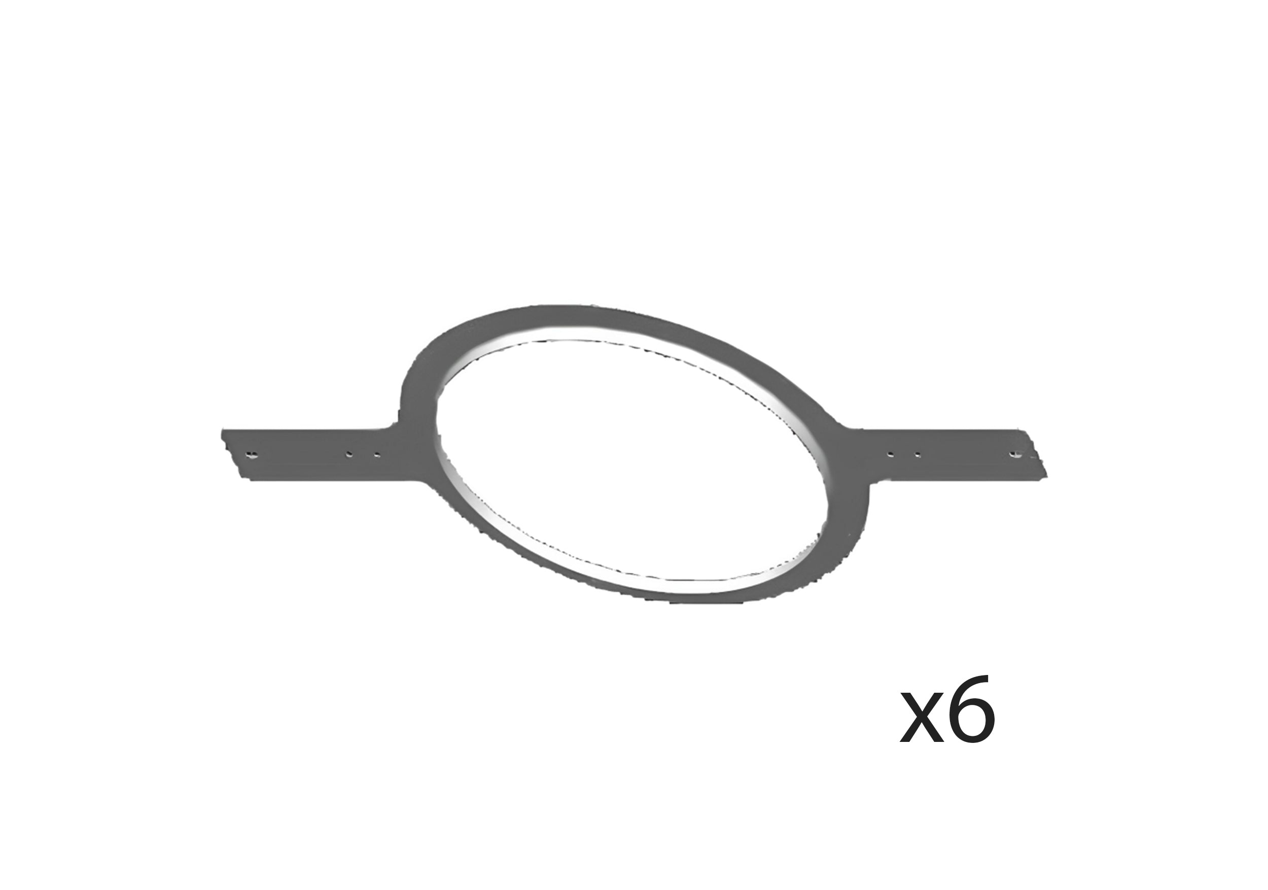 QSC ADC-MRS Mud Ring Shallow Bracket - 6 Pack by QSC