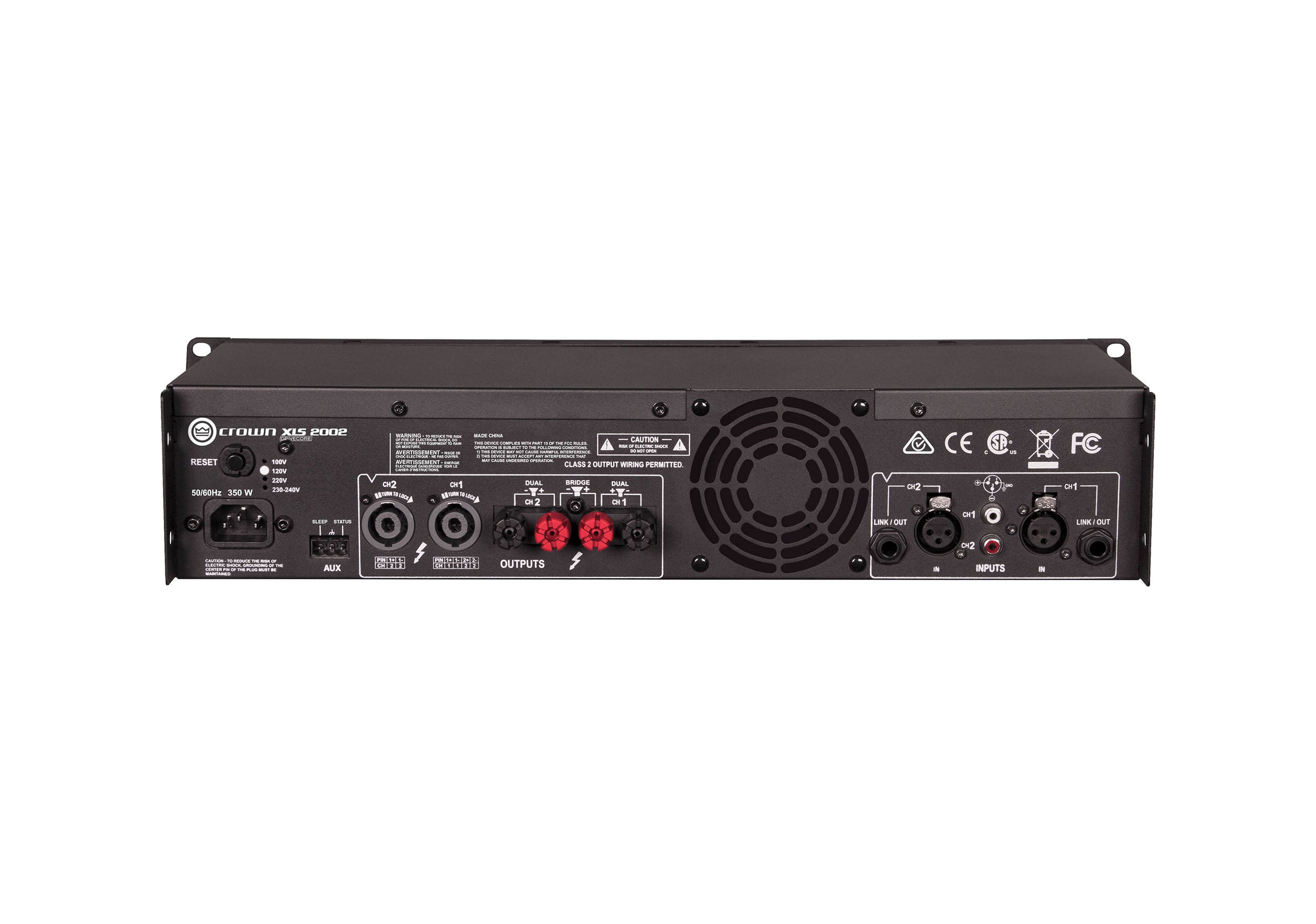 Crown Audio XLS2002, 2-Channel Power Amplifier with DriveCore - 650 Watt by Crown