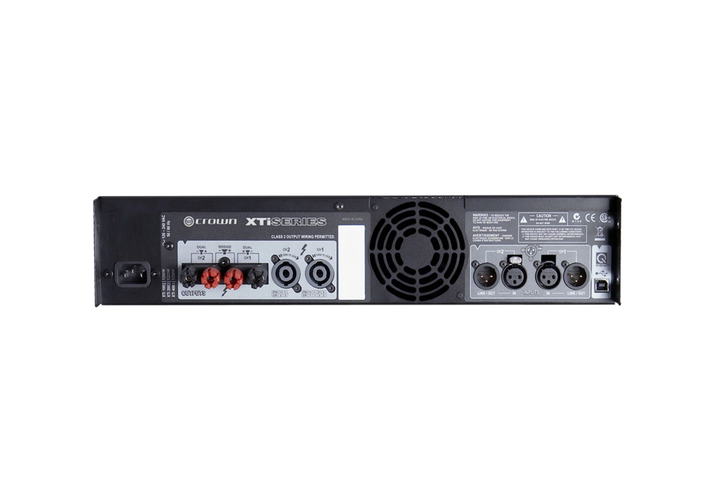 Crown Audio XTI4002, 2-Channel Professional Power Amplifier with DSP - 1600W by Crown