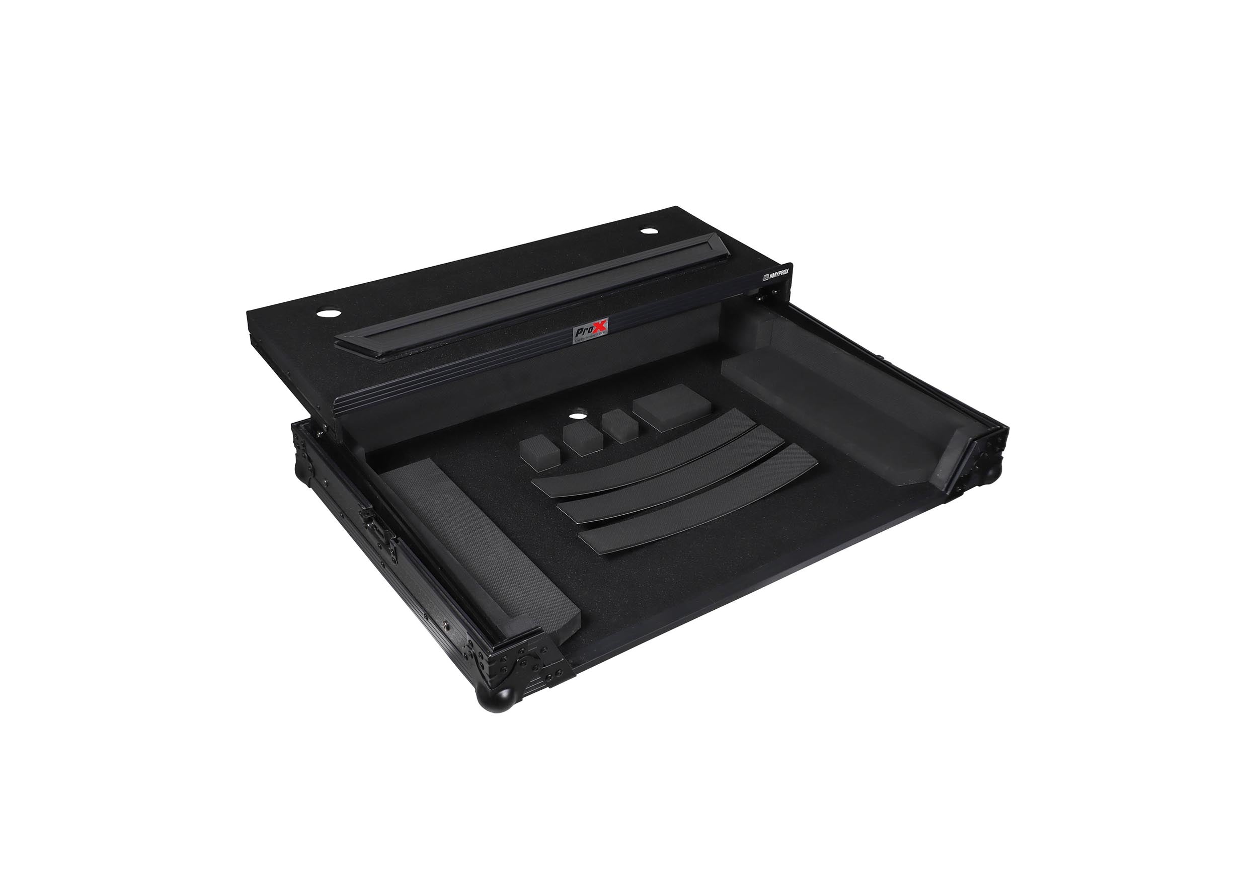 ProX XS-FLX10LTBL Pioneer DDJ-FLX10 or DDJ-GRV6 ATA Sim Flight Style Road Case with Sliding Laptop Shelf - Black by ProX Cases