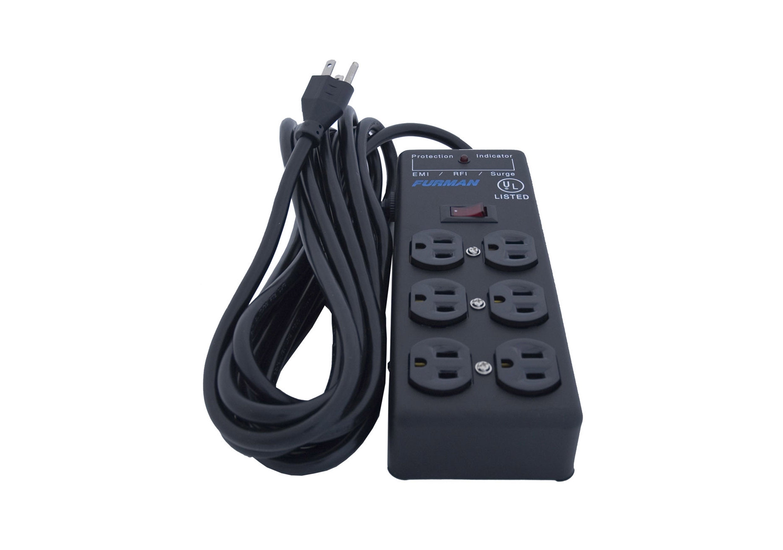 Furman SS-6B, 6-Outlet Power Block Surge Suppressor Strip by Furman