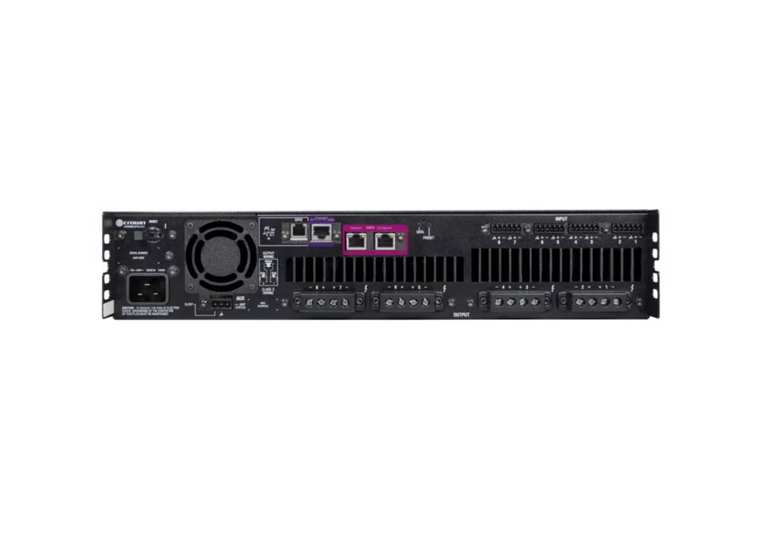 Crown Audio DCI8X600D, 8-Channel 300W at 4 Ohms Power Amplifier with Dante by Crown