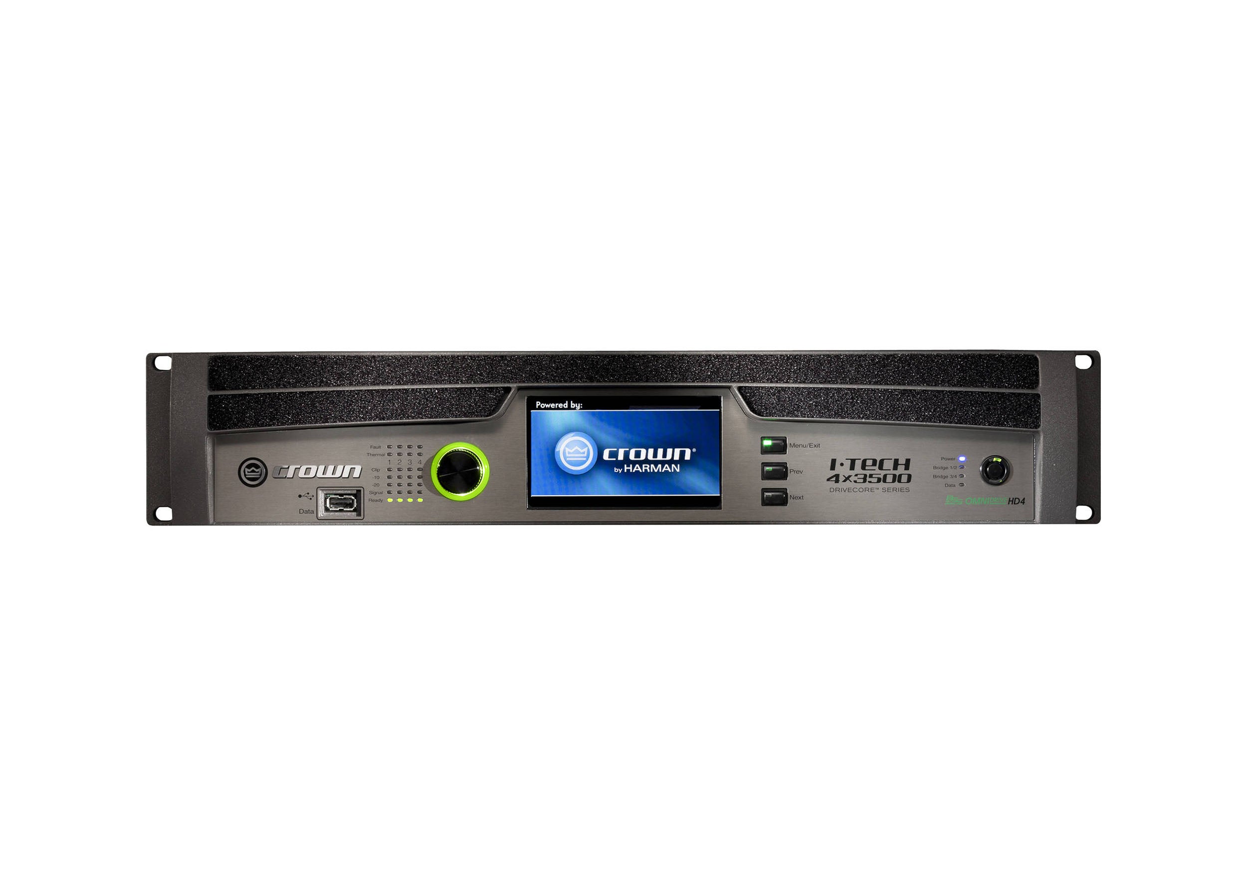 Crown Audio IT4X3500HDB, 4-Channel Amplifier - Binding Post Version by Harman Professional