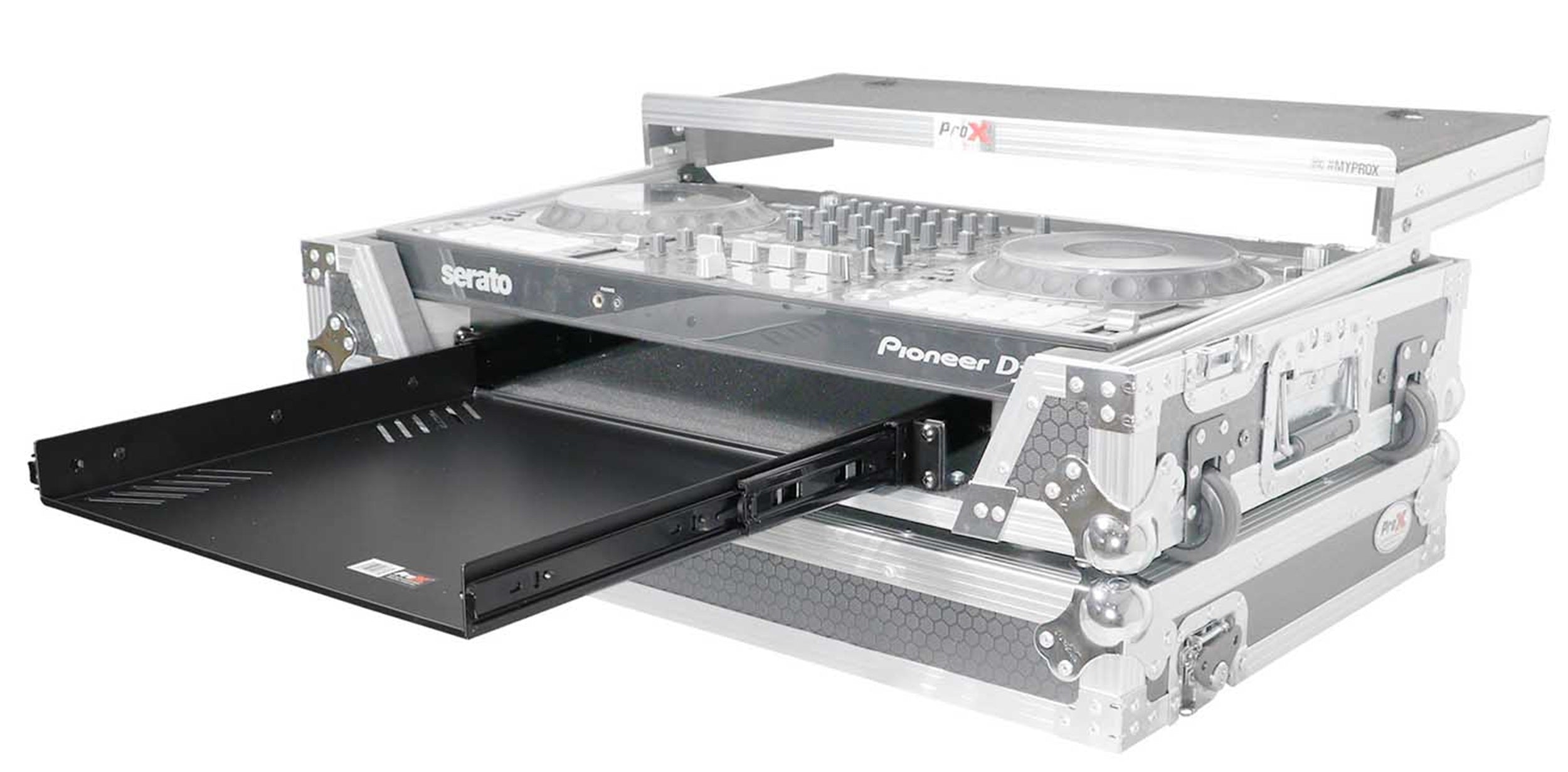 B-Stock: ProX T-1RDTR, 1U Space Sliding Shelf with Bottom Vents by ProX Cases