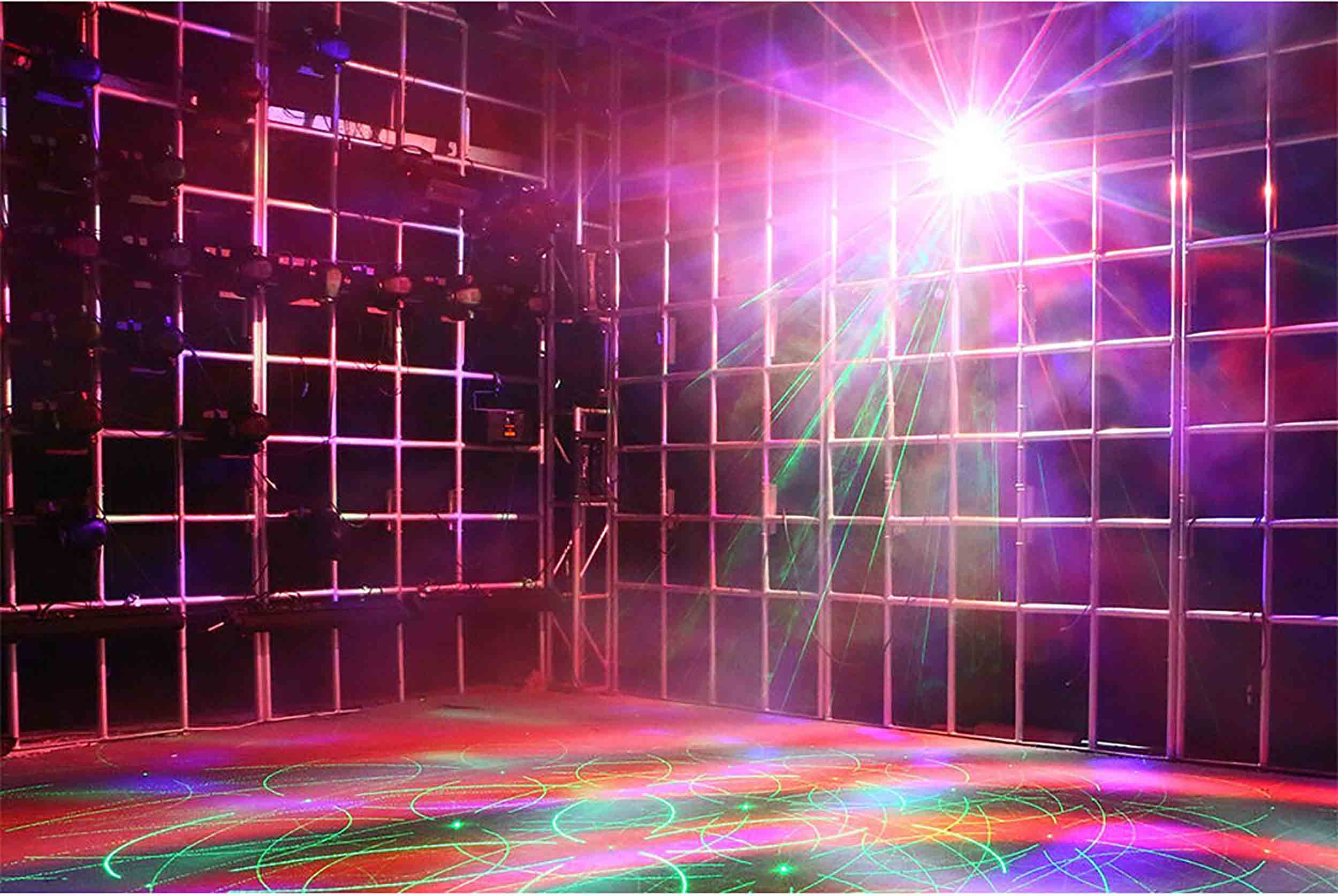 Blizzard Minisystem 4-In-1 RGBW LED Beam and Laser Party Light by BLIZZARD LIGHTING