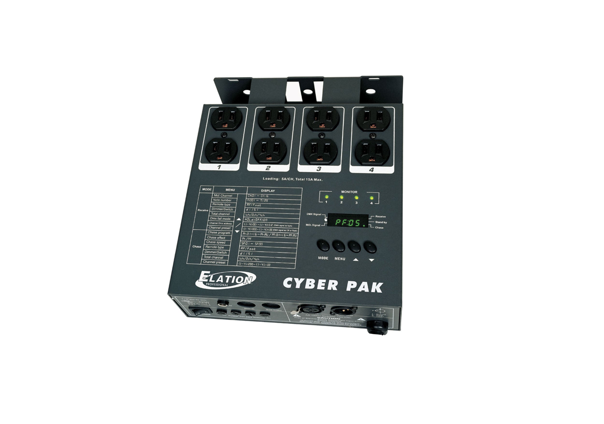 Elation CYBER PACK 4-Channel Dimmer Relay Power Pack by Elation Professional