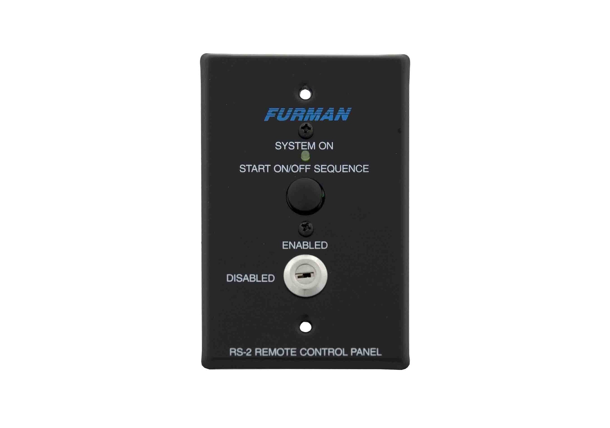 Furman RS-2 Key Switched Remote System Control Panel by Furman