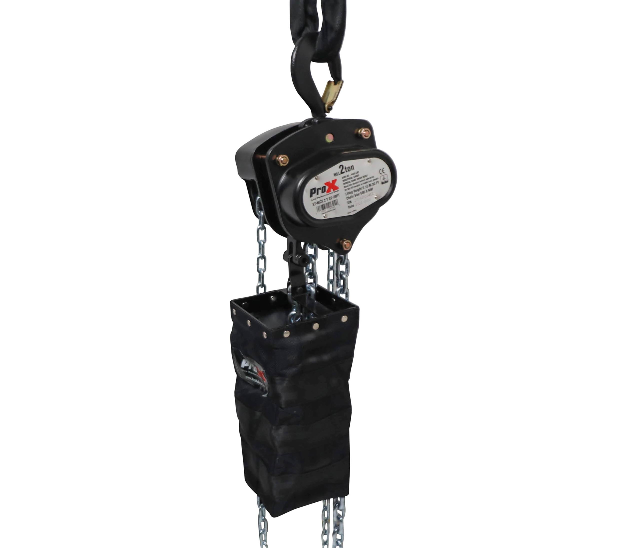 ProX XT-MCH2T30FT 2-Ton Chain Hoist - 30 Ft for Stage, Truss and Line Array Speaker Rigging by ProX Cases