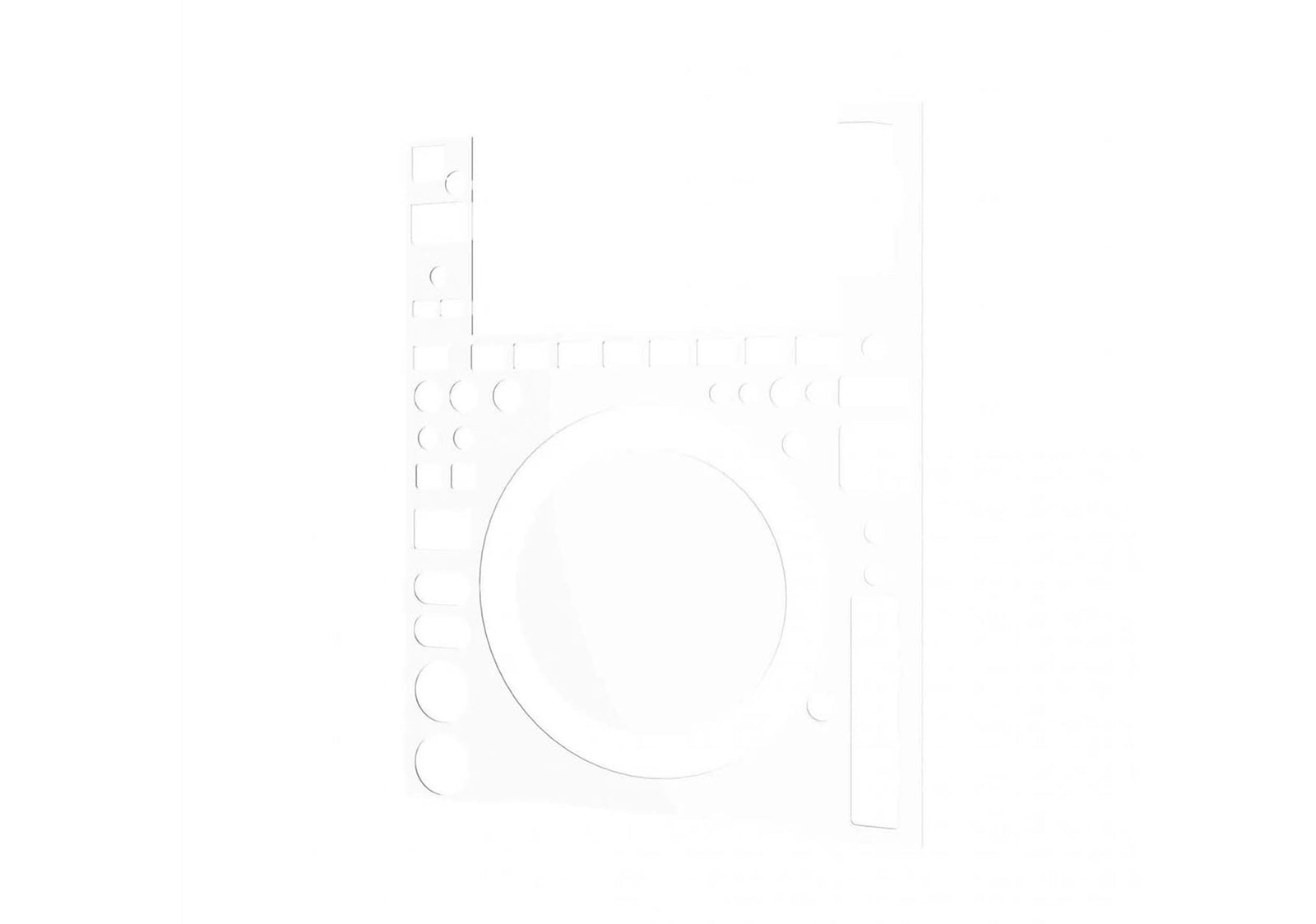 DJ Skin Protective Overlay for Pioneer CDJ-3000 by DJ SKin