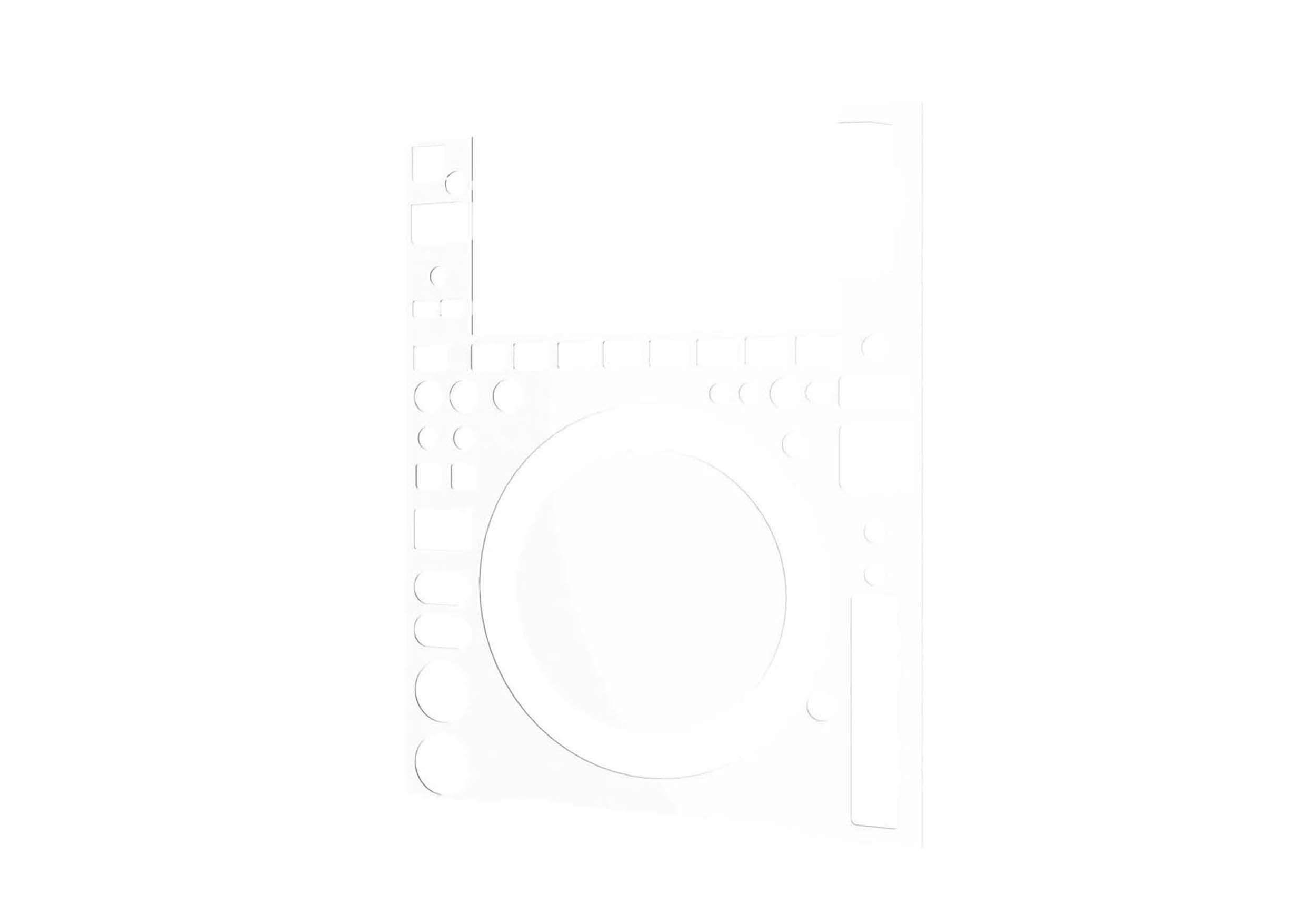 DJ Skin Protective Overlay for Pioneer CDJ-3000 by DJ SKin