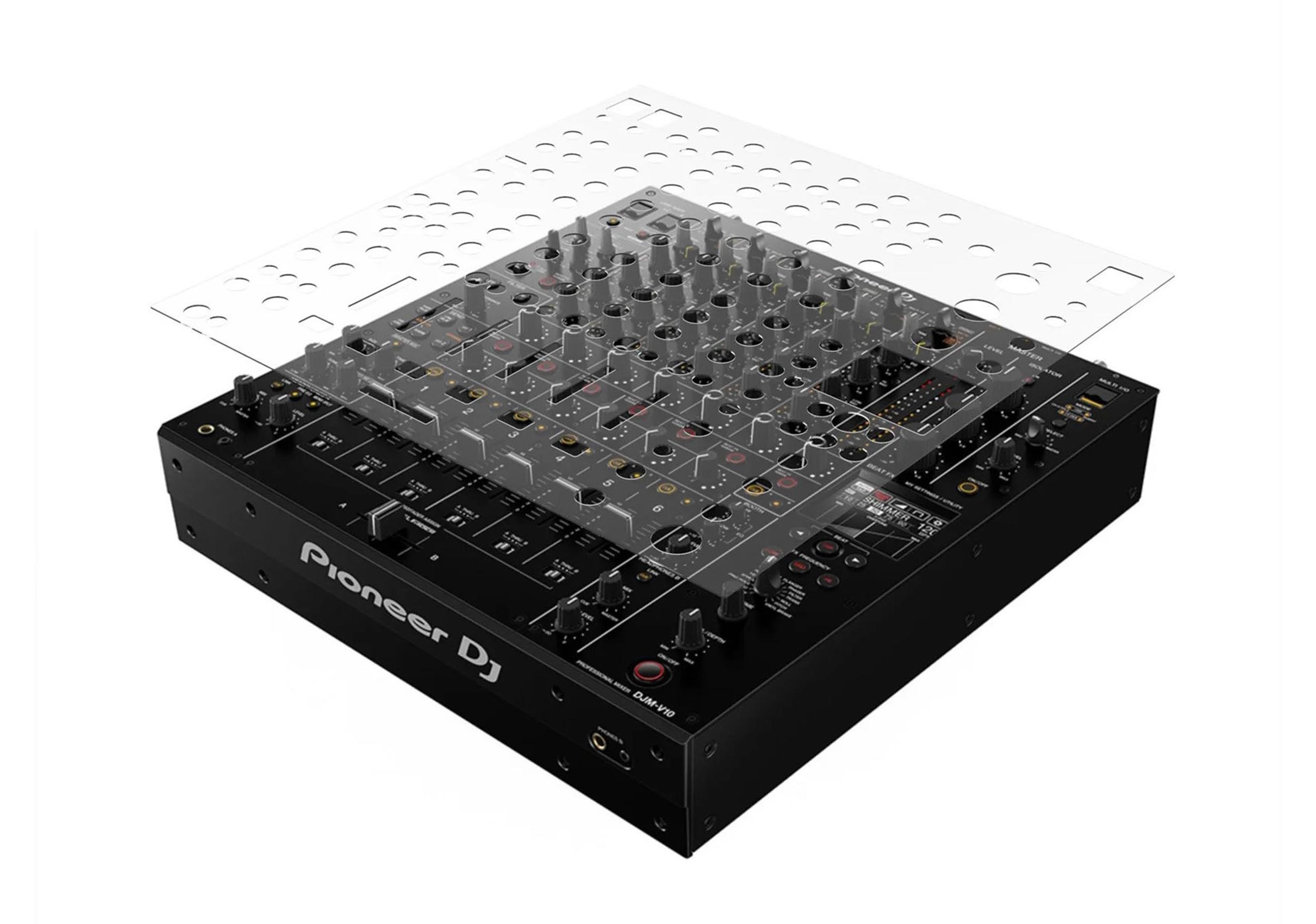DJ Skin Protective Overlay for Pioneer DJM-V10 Mixer by DJ SKin