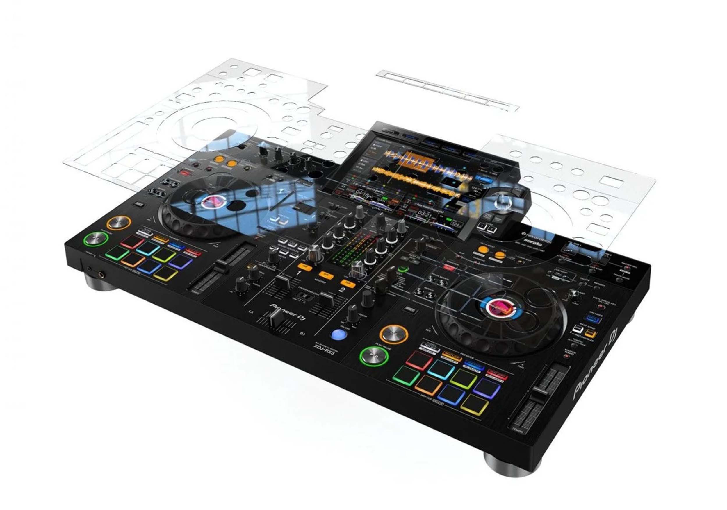 DJ Skin Protective Overlay for Pioneer XDJ RX3 by DJ SKin