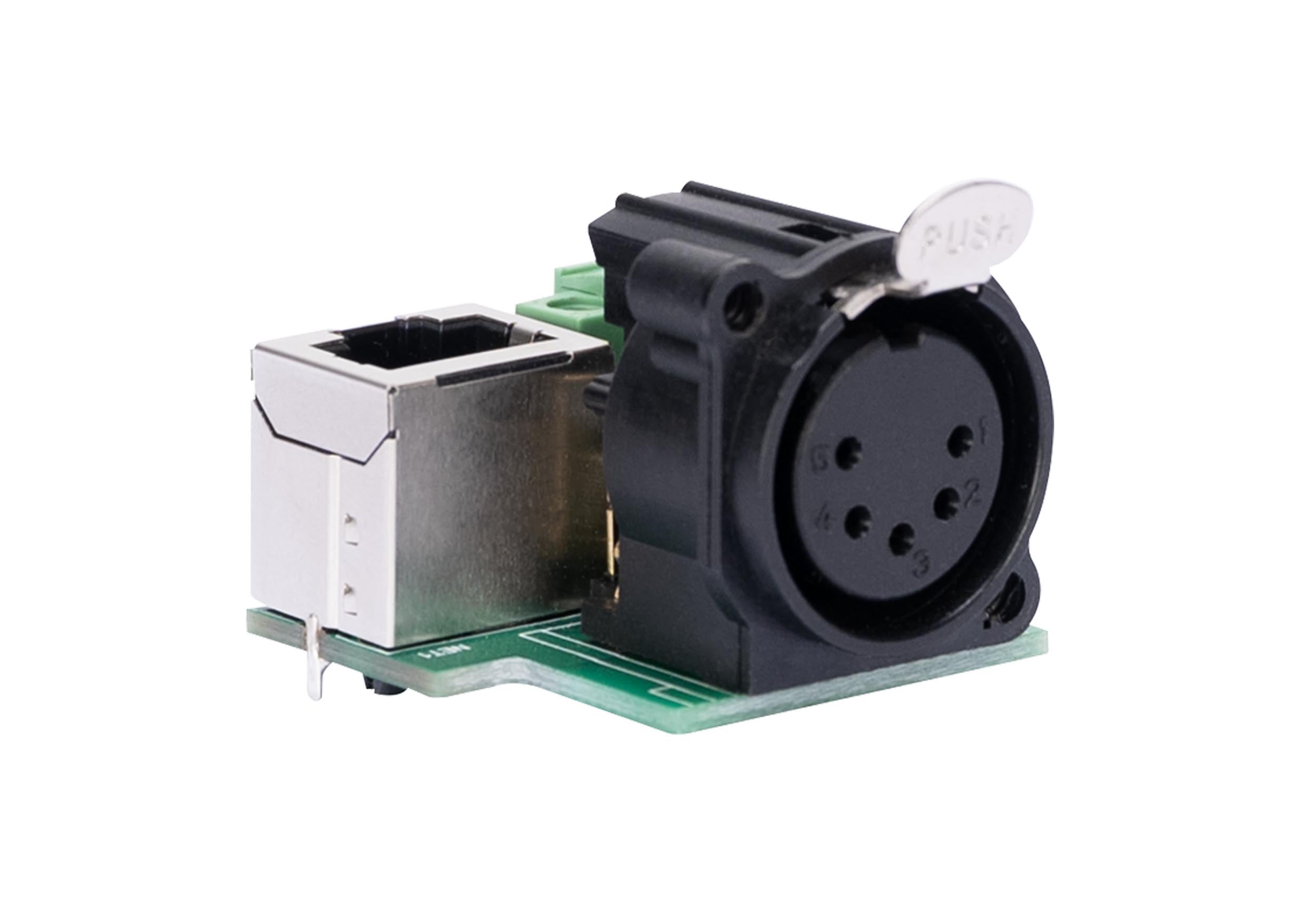 Elation PCB5P NETRON A-Size DMX Output PCB with Multiple Input Options by Elation