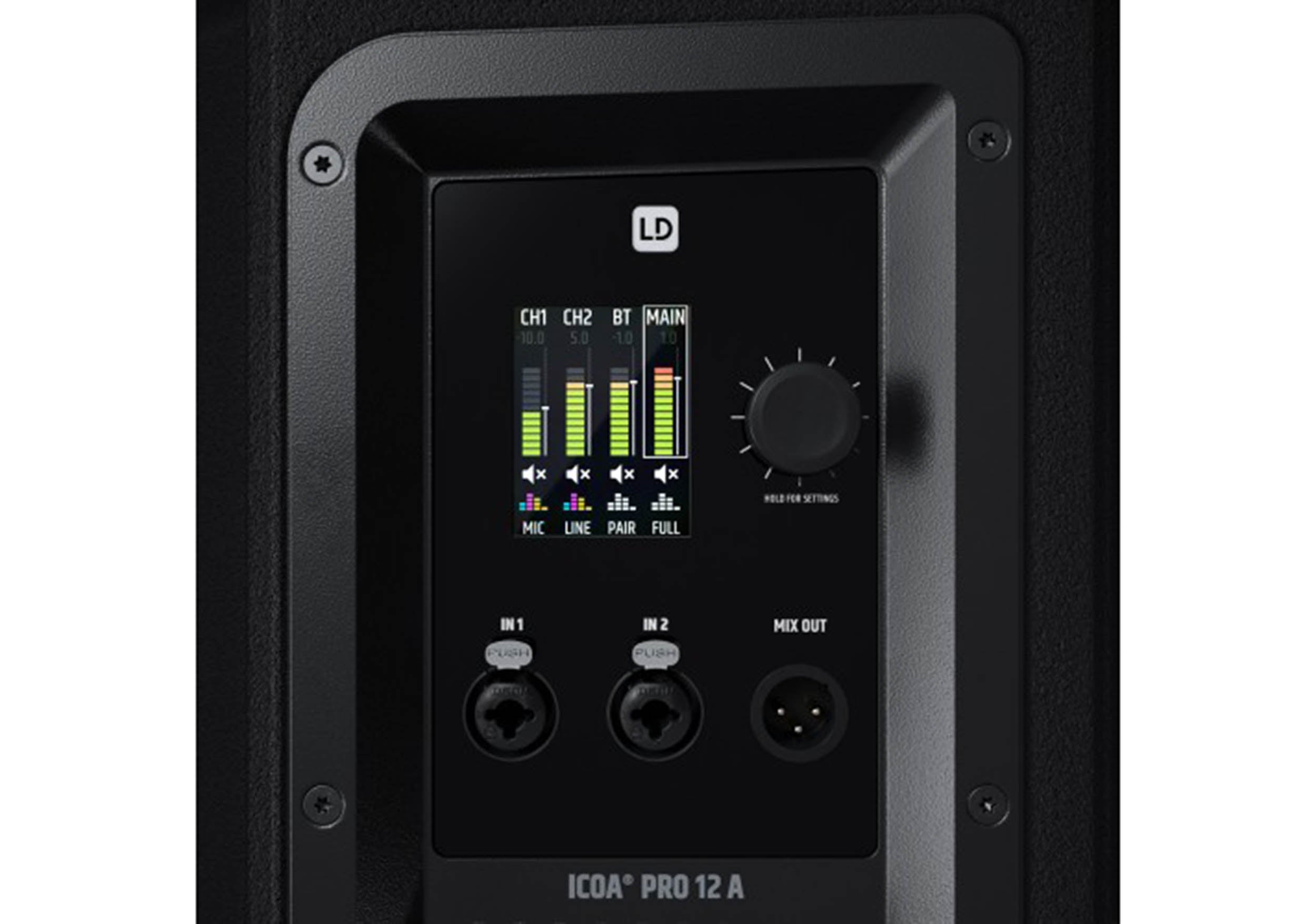 LD Systems ICOA PRO 12 A, Powered Coaxial PA Loudspeaker with Bluetooth and App Control - 12” by LD Systems