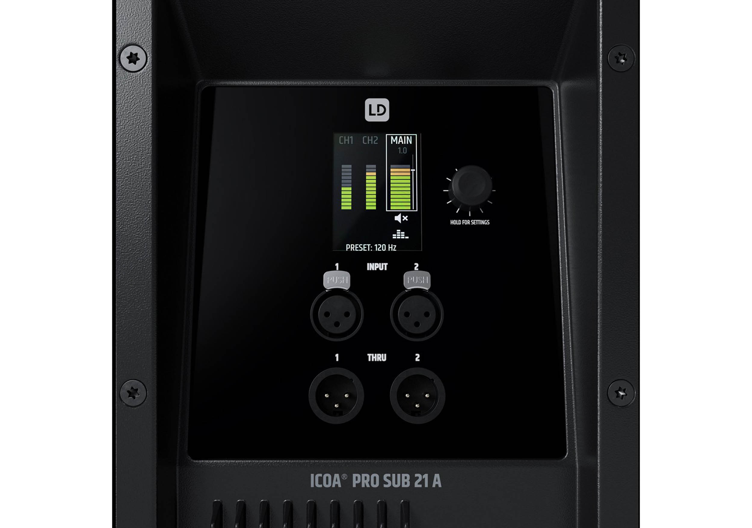 LD Systems ICOA PRO SUB 21 A, Powered Bass Reflex PA Subwoofer with App Control - 21 Inch by LD Systems
