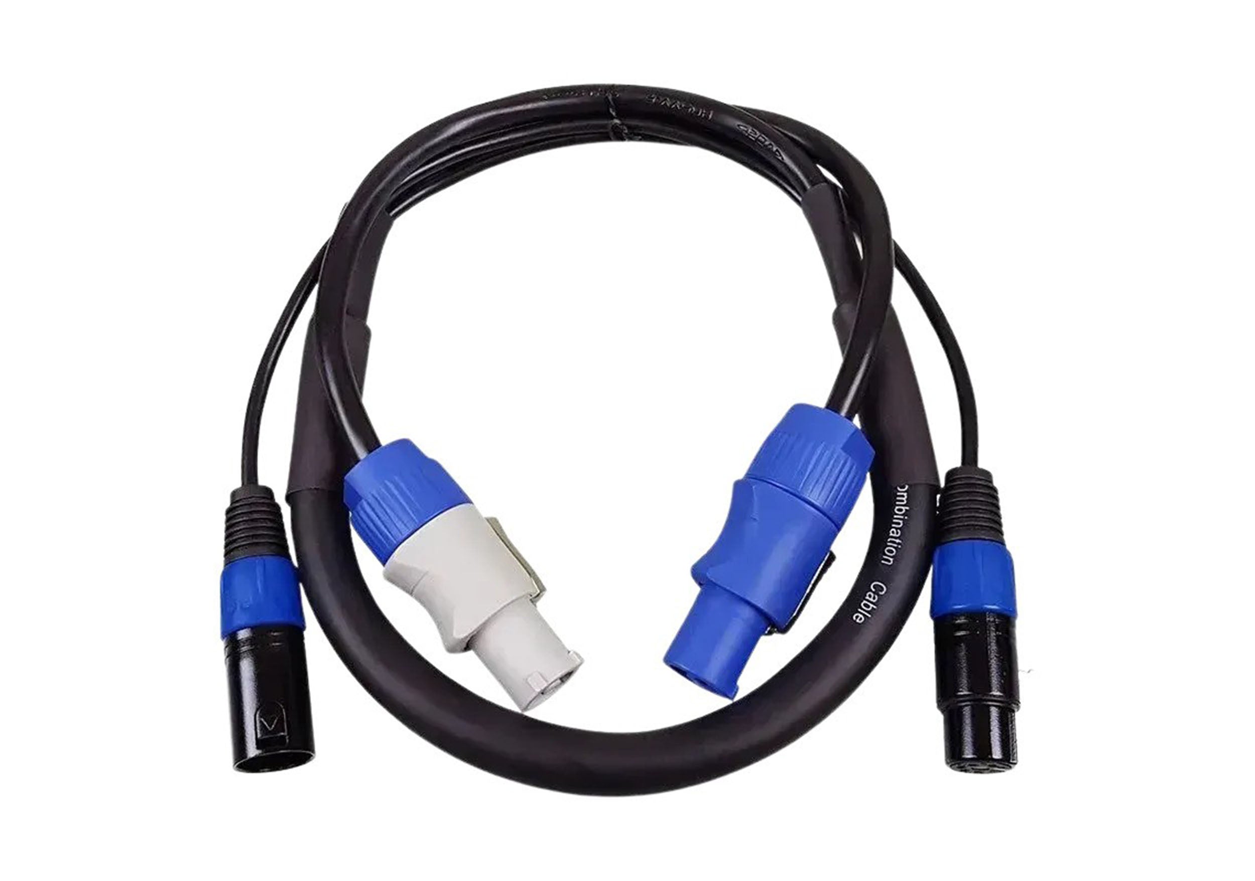 Blizzard DMXPC 5-Pin DMX Plus PowerCON Compatible Combo Cable - 25 Ft by BLIZZARD LIGHTING
