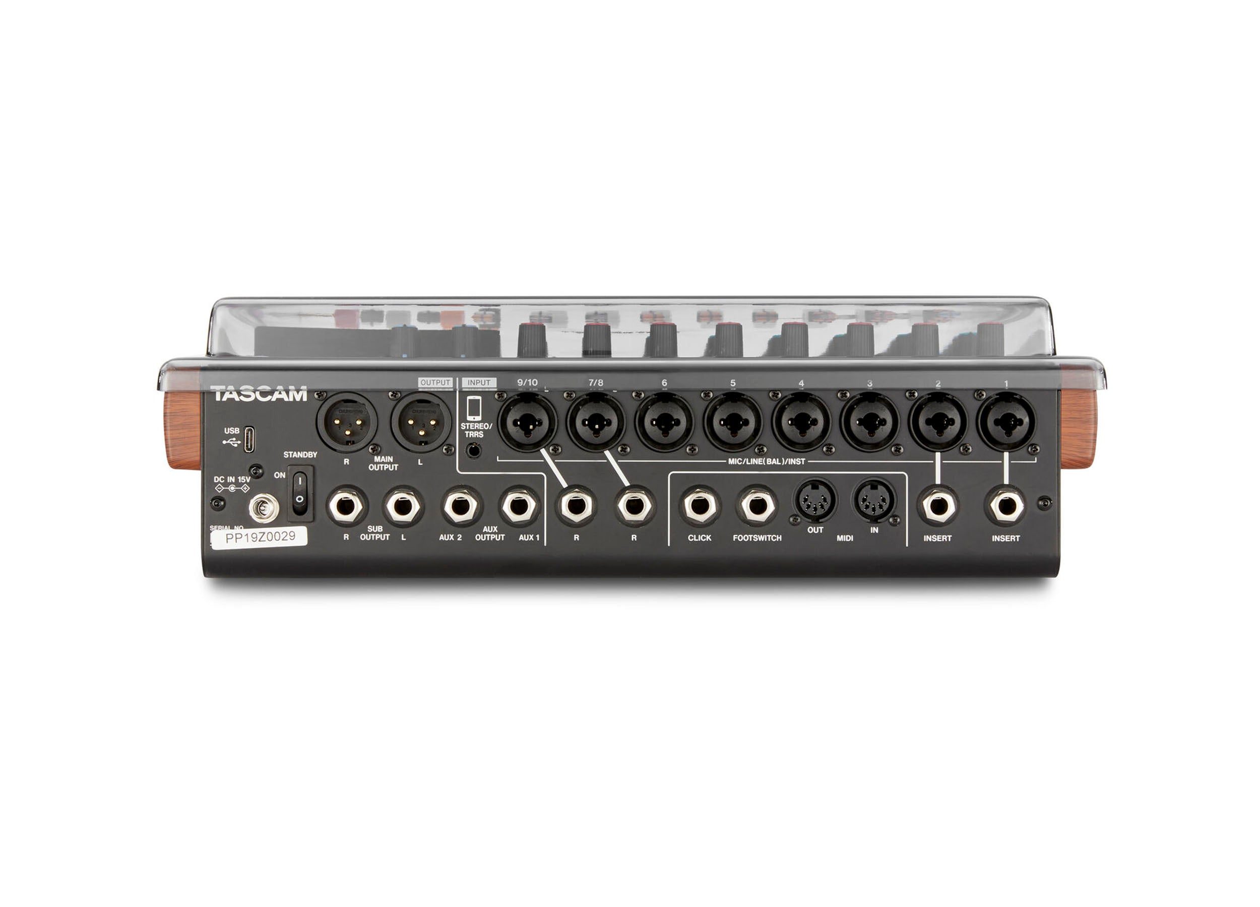 Decksaver DS-PC-MODEL12 Cover for Tascam Model 12 by Decksaver