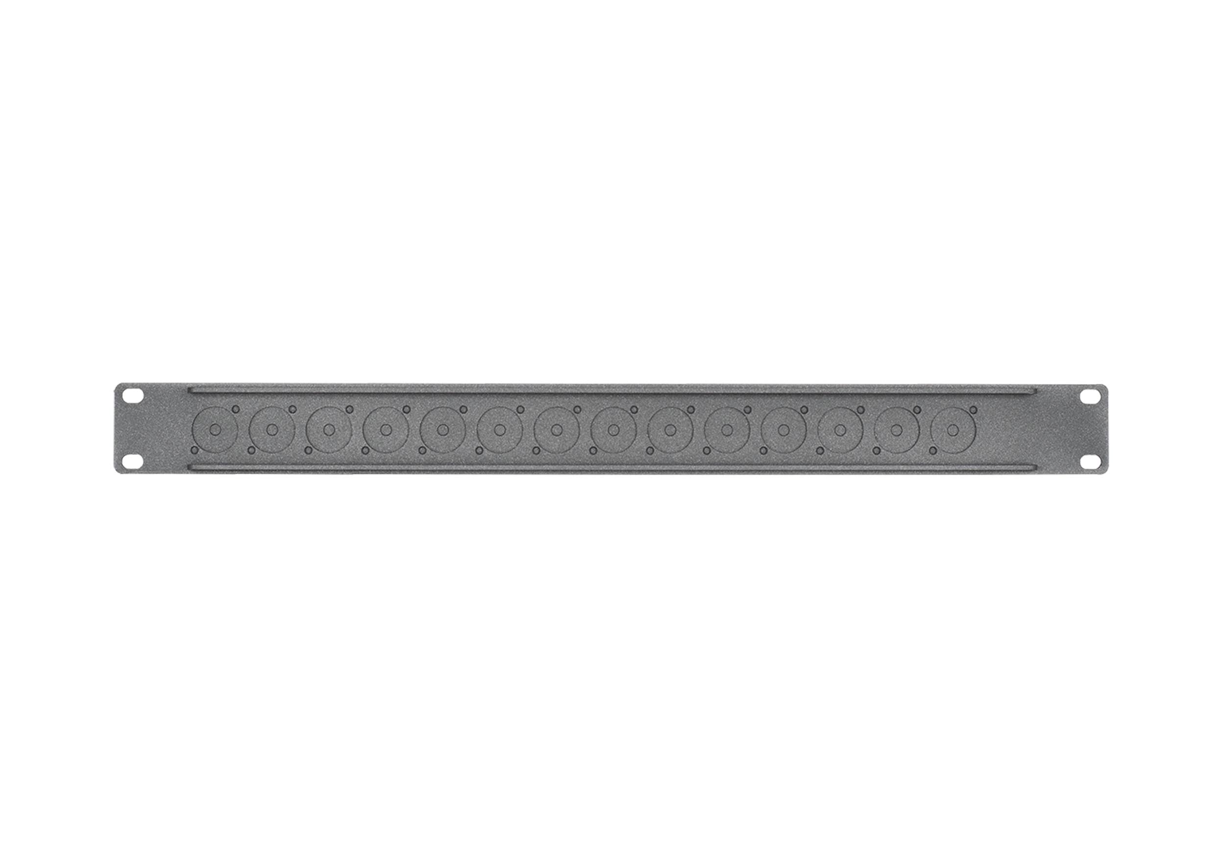 Elation Netron NETPlate 19-Inch 1U Rackmount Blindplate 14 x D-Size by Elation