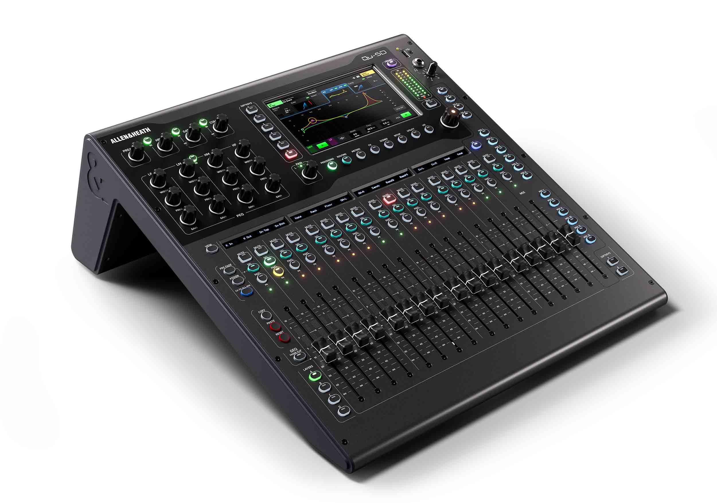 Allen & Heath Qu-5/Qu-5D Digital Mixer 38 Input / 24 output - 96kHz XCVI Core by ALLEN & HEATH