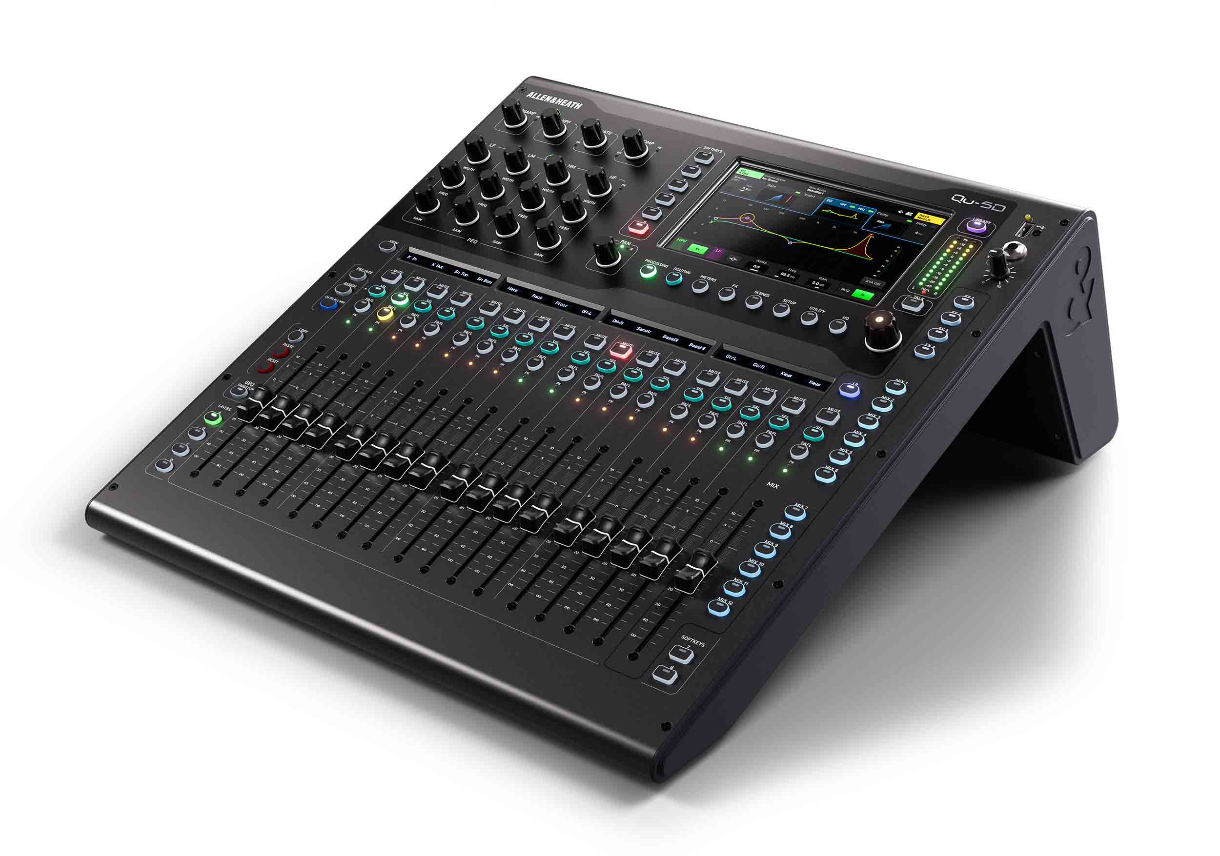 Allen & Heath Qu-5/Qu-5D Digital Mixer 38 Input / 24 output - 96kHz XCVI Core by ALLEN & HEATH