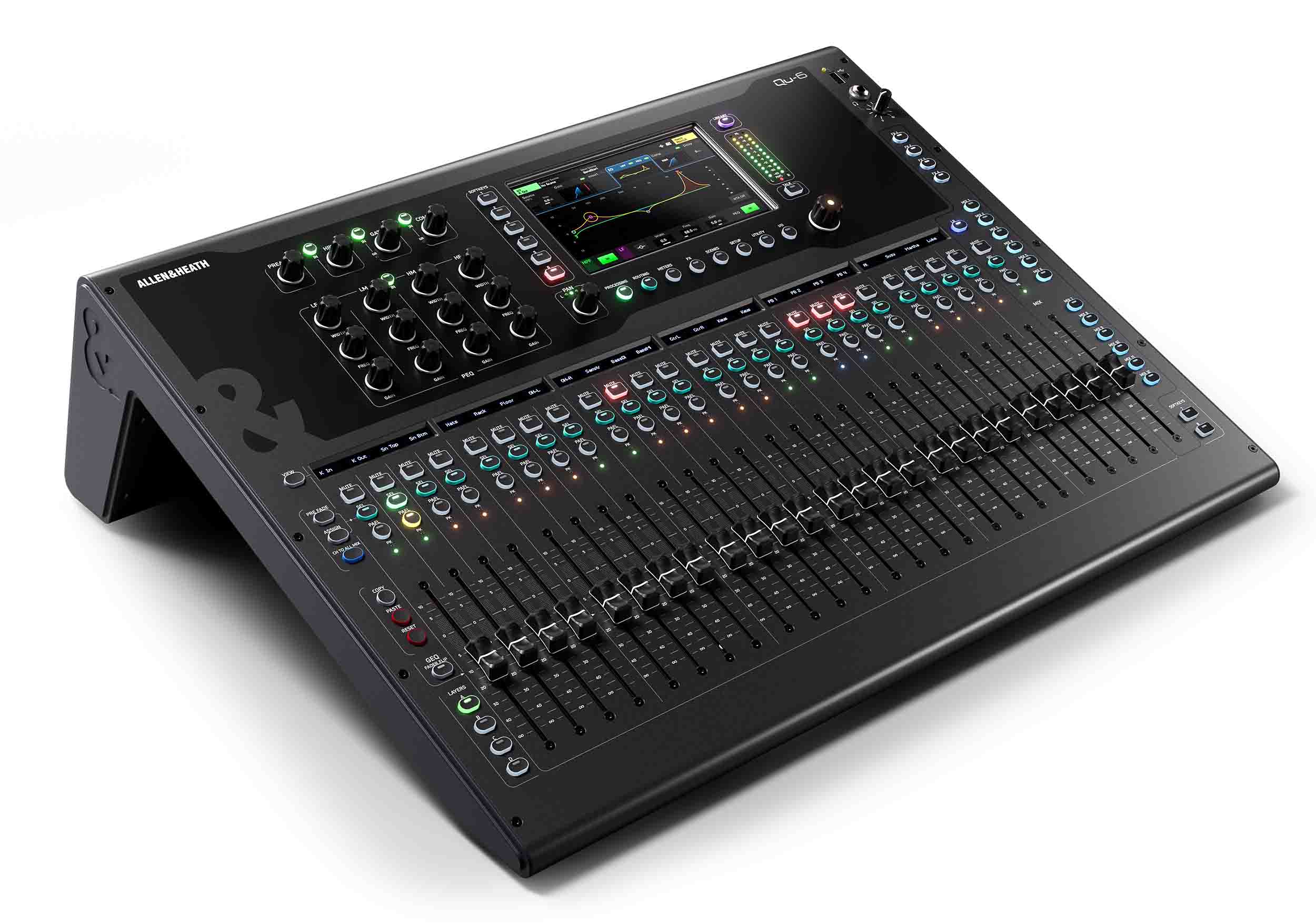 Allen & Heath Qu-6/Qu-6D Digital Mixer 38 input / 24 output - 96kHz XCVI Core by ALLEN & HEATH