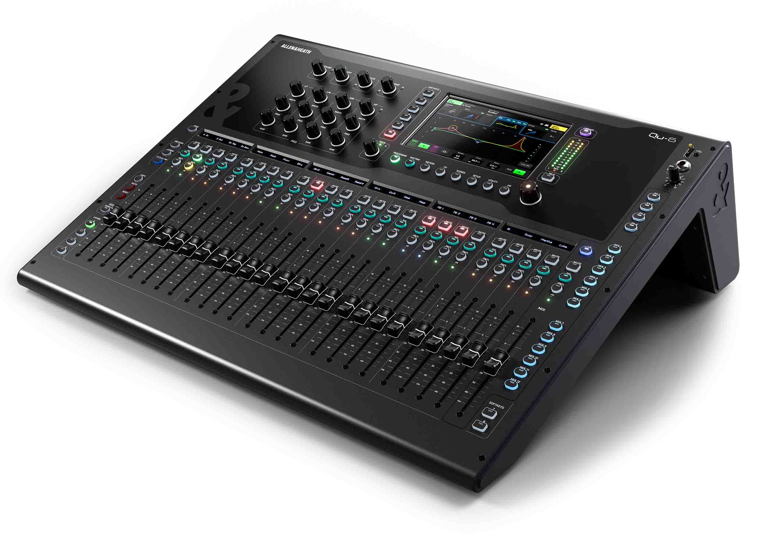 Allen & Heath Qu-6/Qu-6D Digital Mixer 38 input / 24 output - 96kHz XCVI Core by ALLEN & HEATH