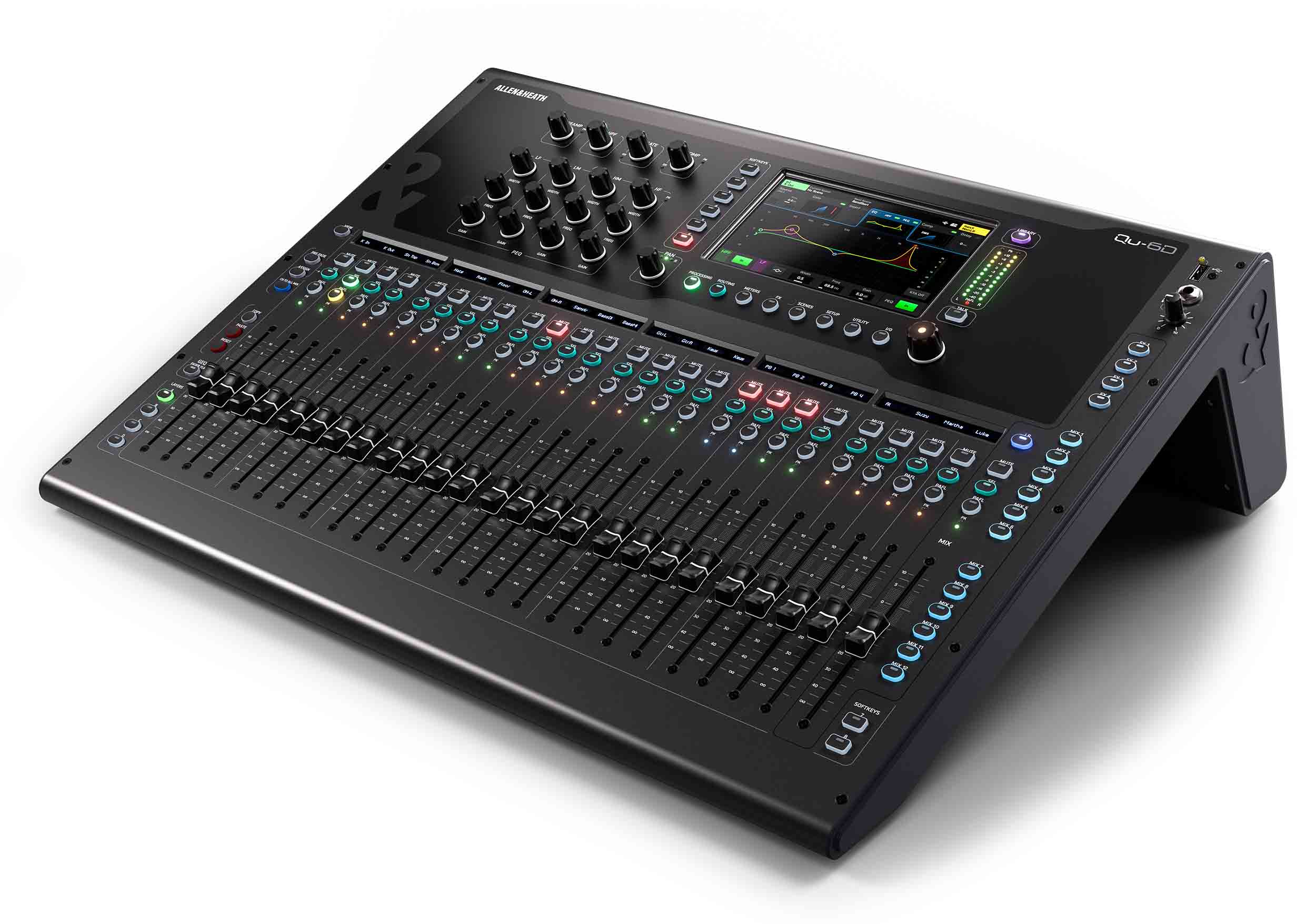 Allen & Heath Qu-6/Qu-6D Digital Mixer 38 input / 24 output - 96kHz XCVI Core by ALLEN & HEATH