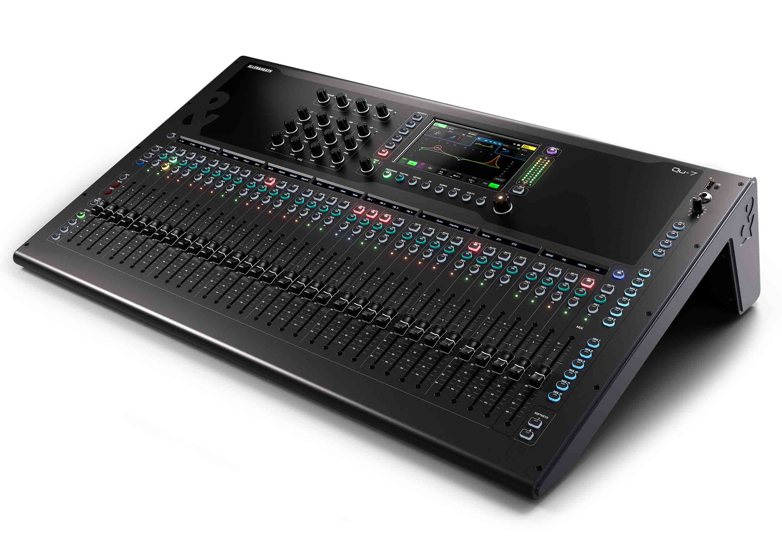 Allen & Heath Qu-7/Qu-7D Digital Mixer 38 Input / 24 output - 96kHz XCVI Core by ALLEN & HEATH