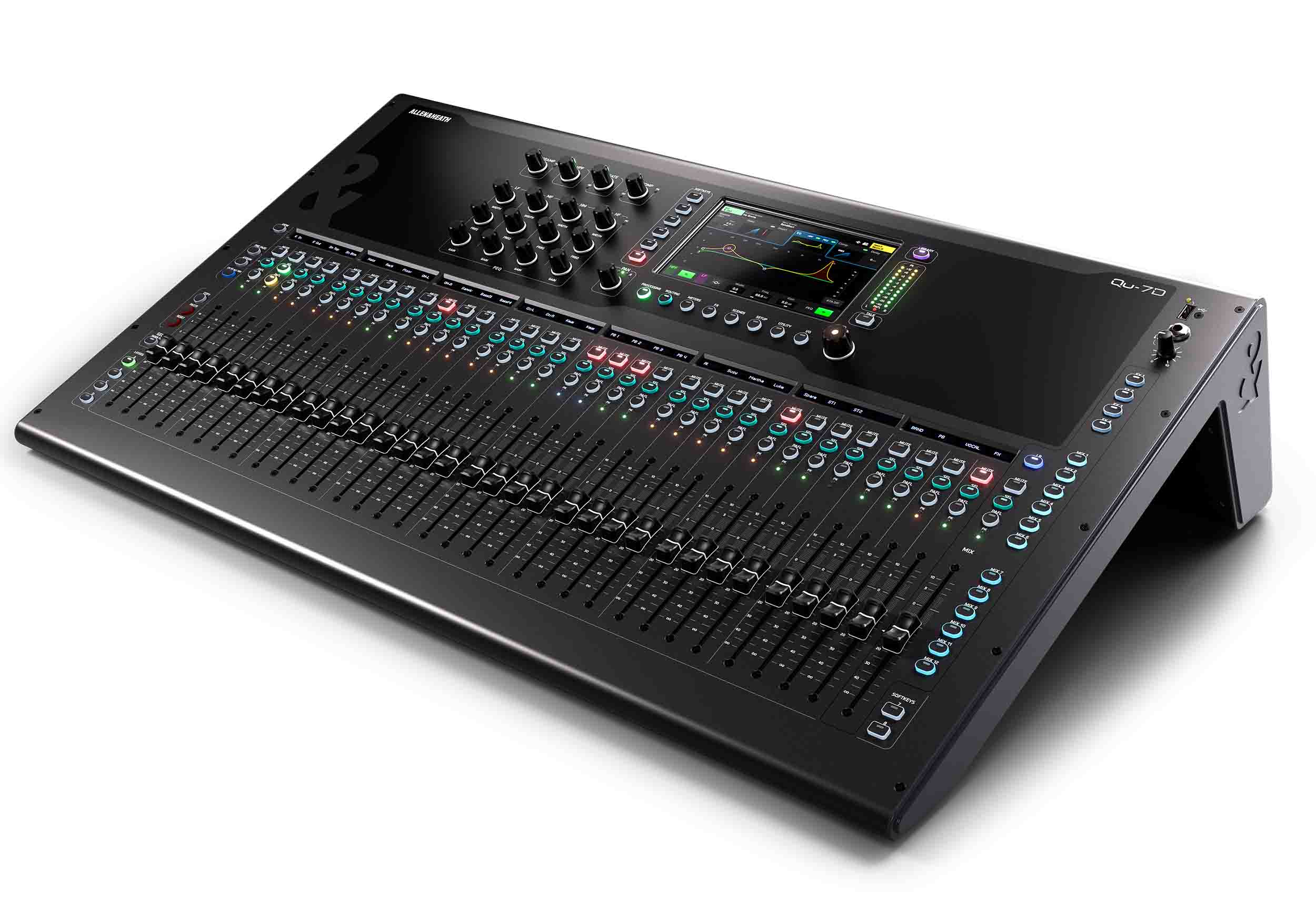 Allen & Heath Qu-7/Qu-7D Digital Mixer 38 Input / 24 output - 96kHz XCVI Core by ALLEN & HEATH