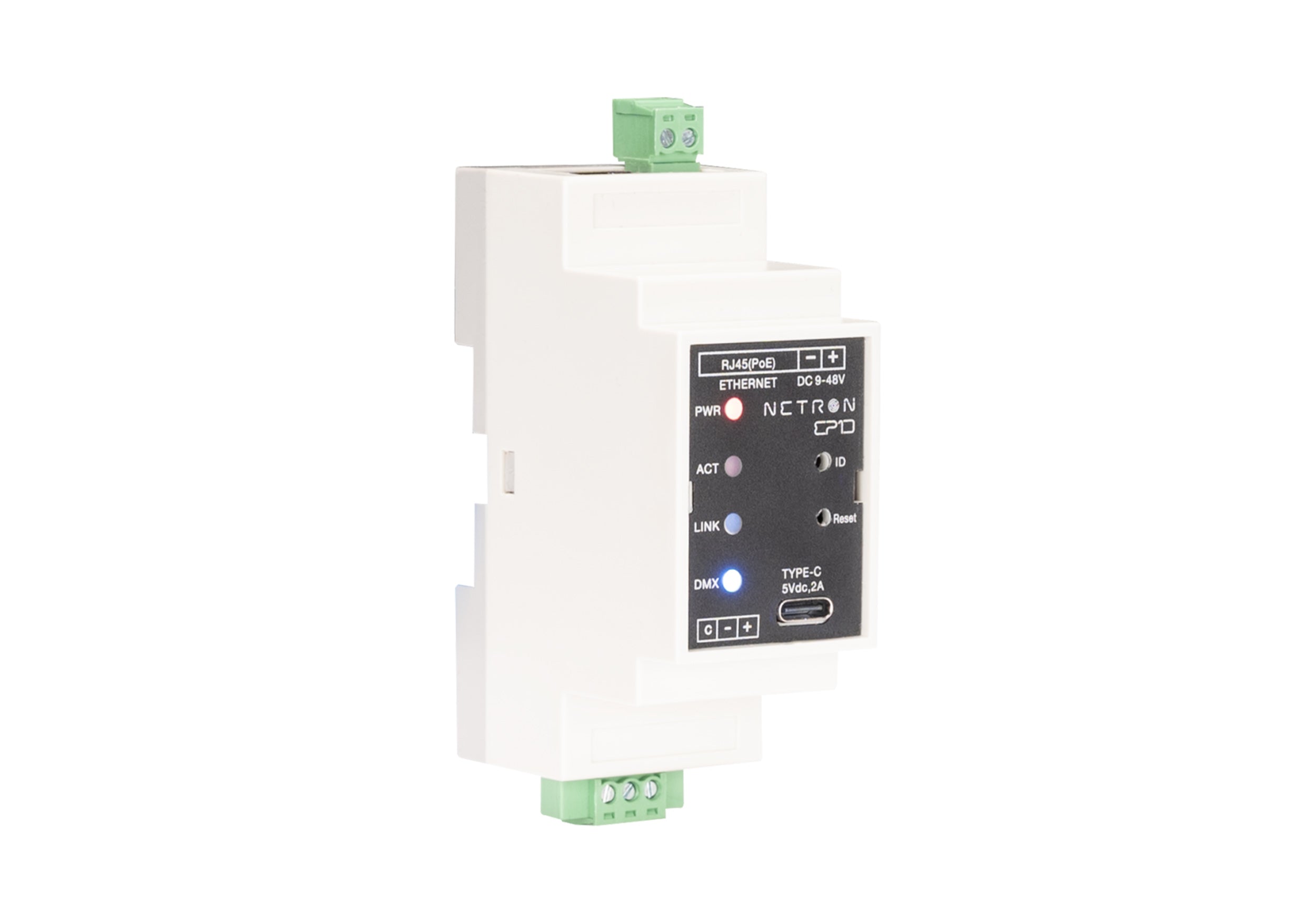 Elation NETRON Obsidian EP1D DIN-Rail Ethernet to DMX Gateway by Elation