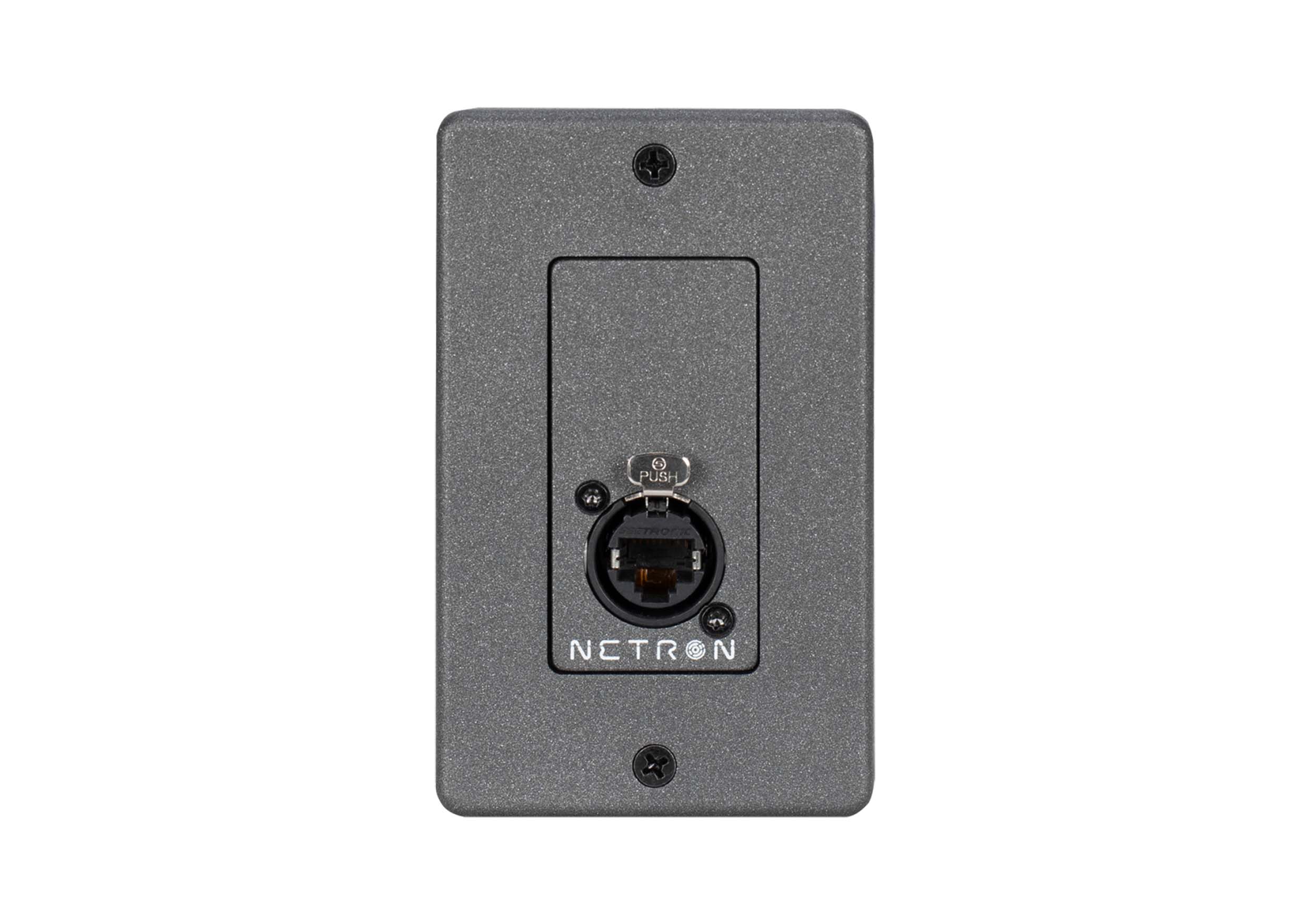 Elation Obsidian NETRON WP1CAT6, Decora Wall Plate RJ45 CAT6A by Elation
