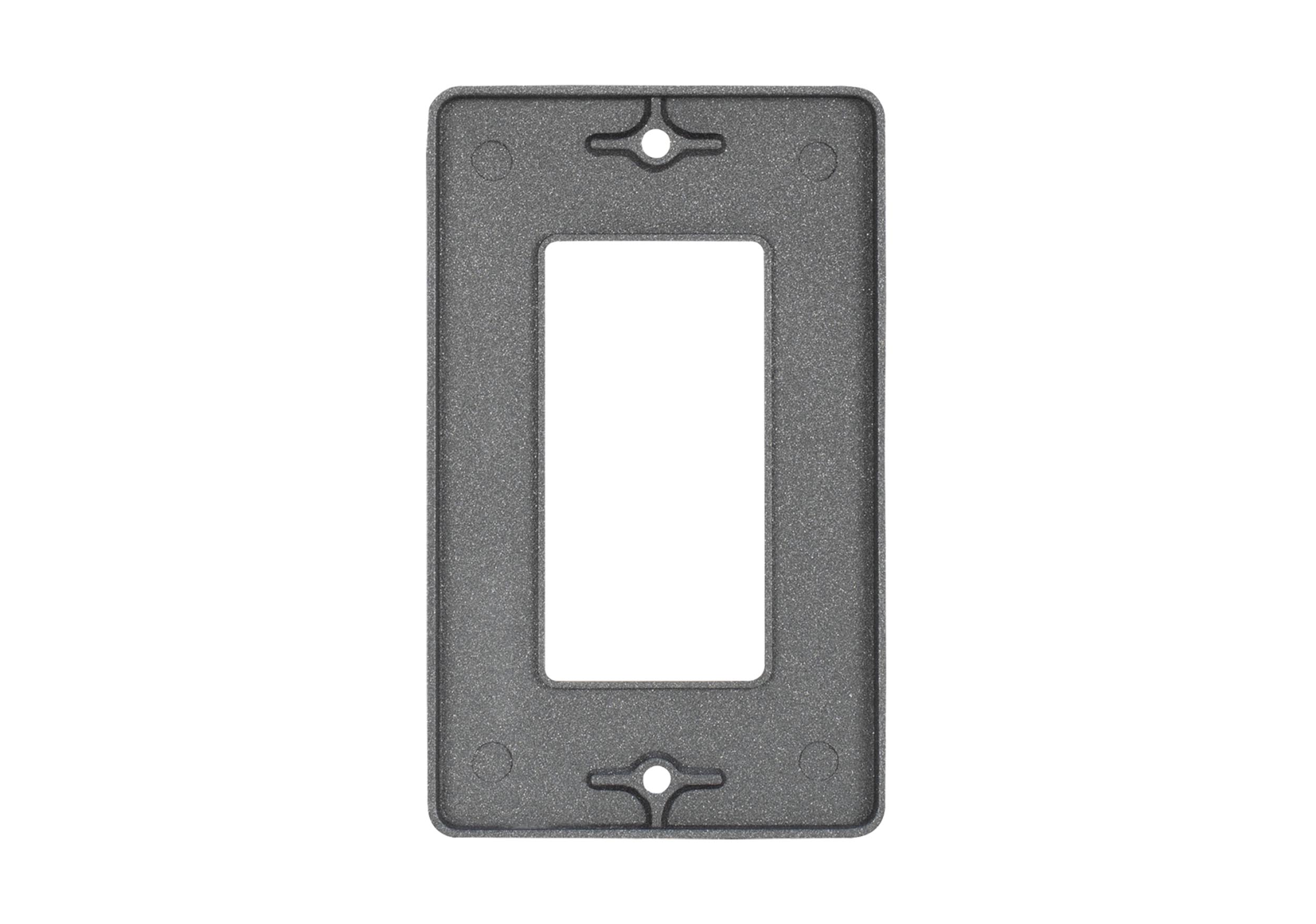 Elation Obsidian NETRON WP1CAT6, Decora Wall Plate RJ45 CAT6A by Elation