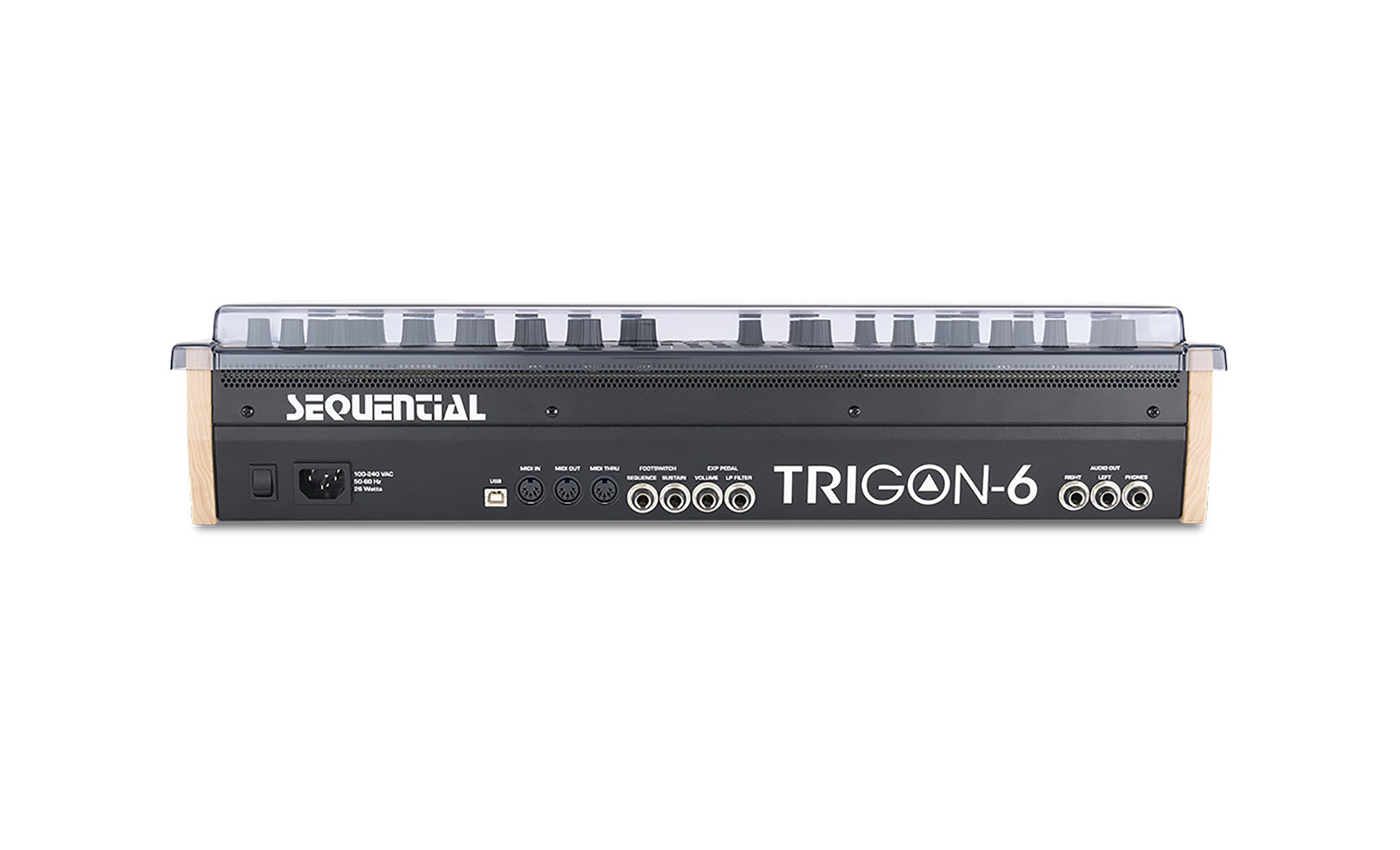 Decksaver DS-PC-TRIGON6DESKTOP, Protection Cover for Trigon-6 Synthesizer by Decksaver