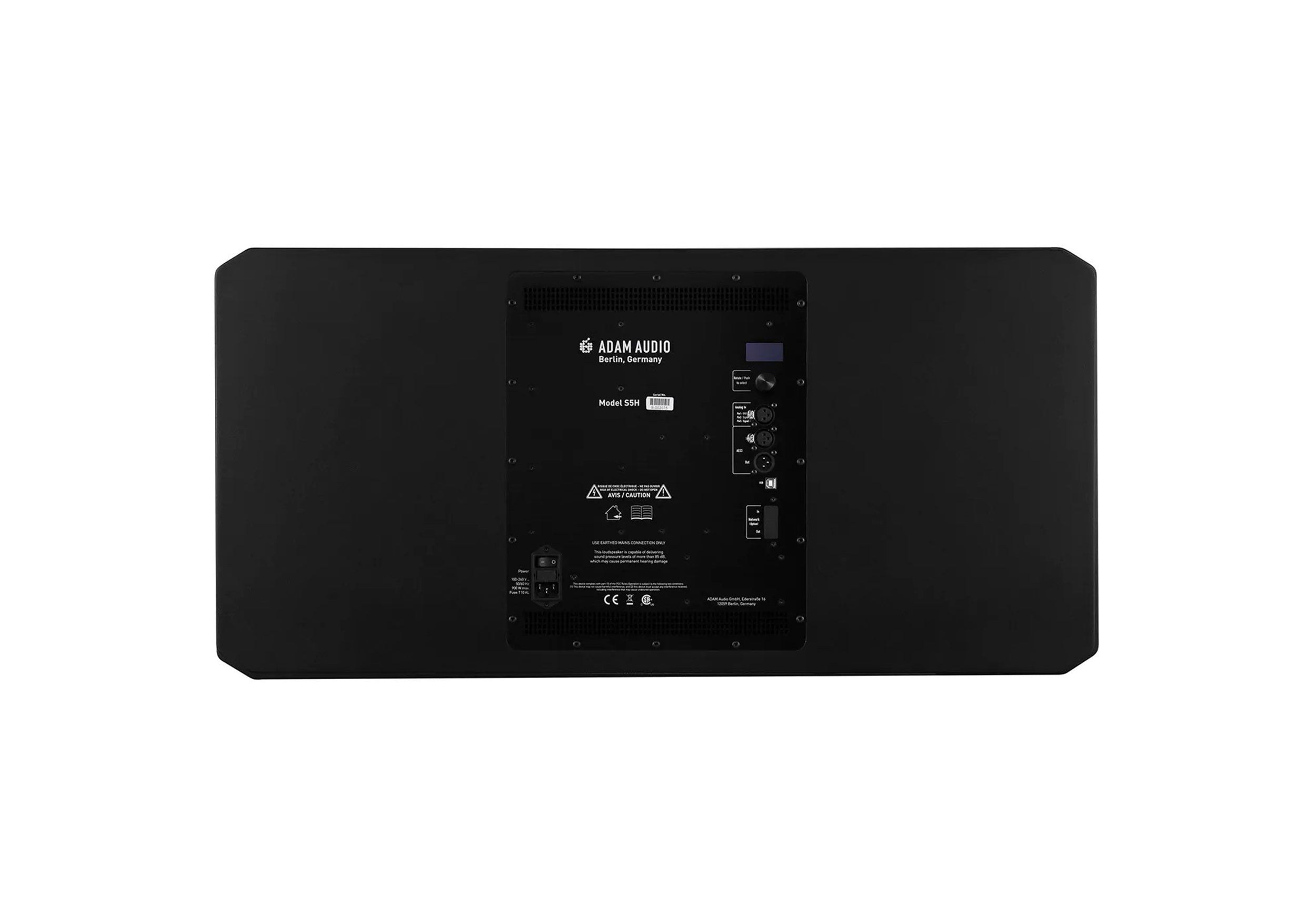 Adam Audio S5H Single Horizontal 2x10" Active 3-Way Midfield Studio Monitor by ADAM Audio