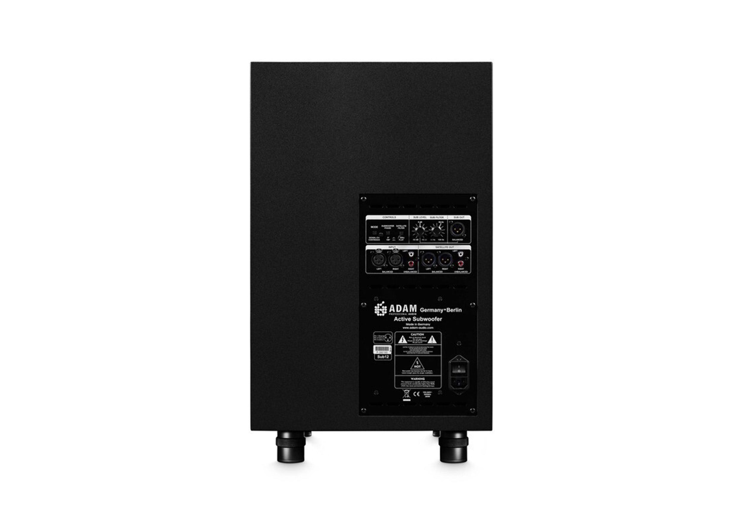 Adam Audio SUB12, 12-inch Nearfield Monitor Subwoofer - 200 W by ADAM Audio